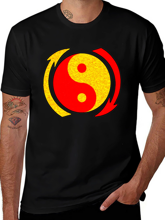 Yin Yang Arrow T-Shirt - Balance & Style