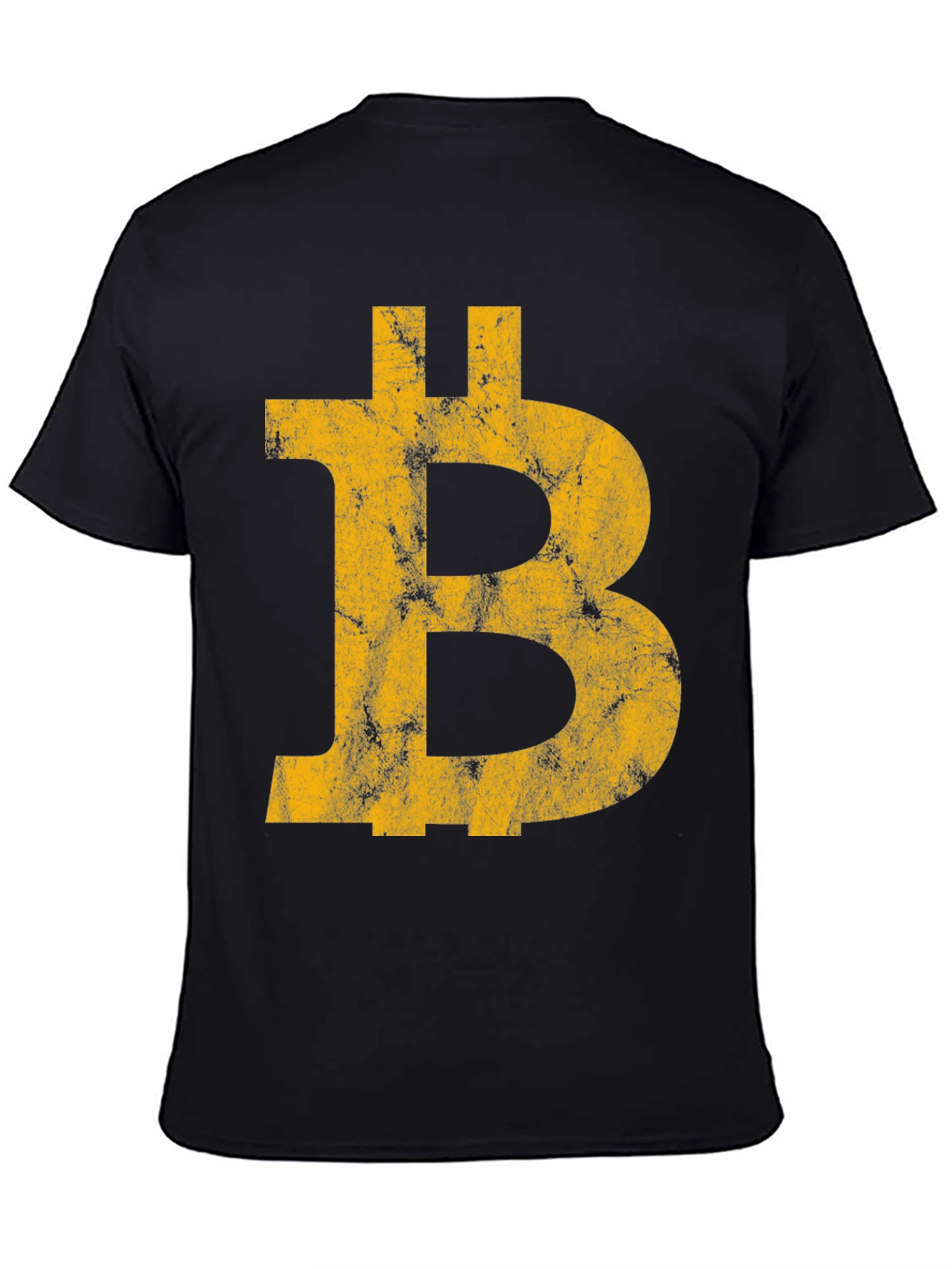 Bitcoin Symbol Black T-Shirt - Cryptocurrency Tee