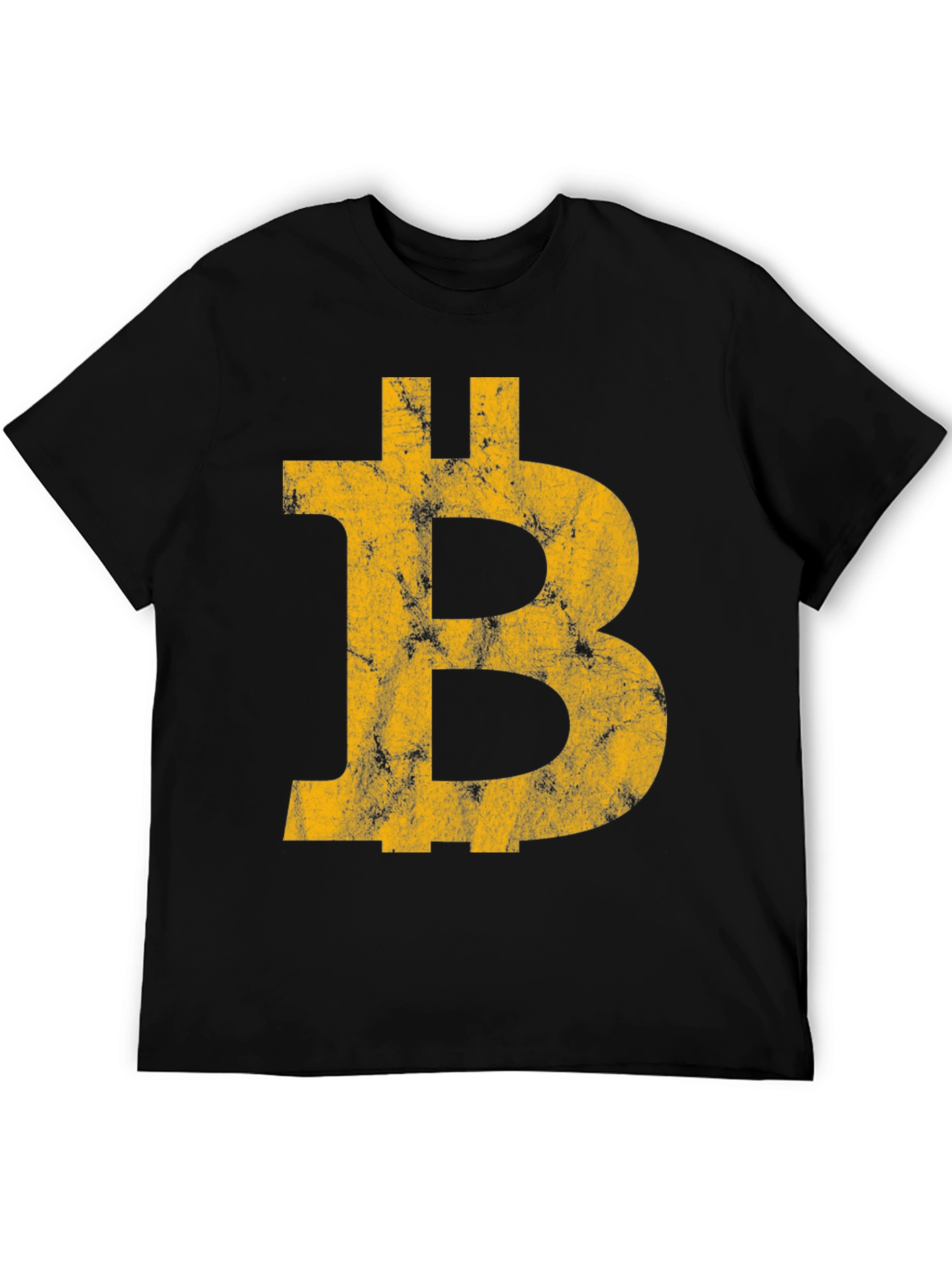 Bitcoin Symbol Black T-Shirt - Cryptocurrency Tee