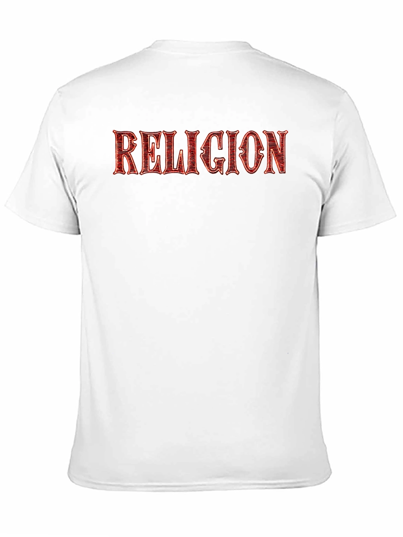 Religion Graphic Tee - Soft Cotton Blend T-Shirt
