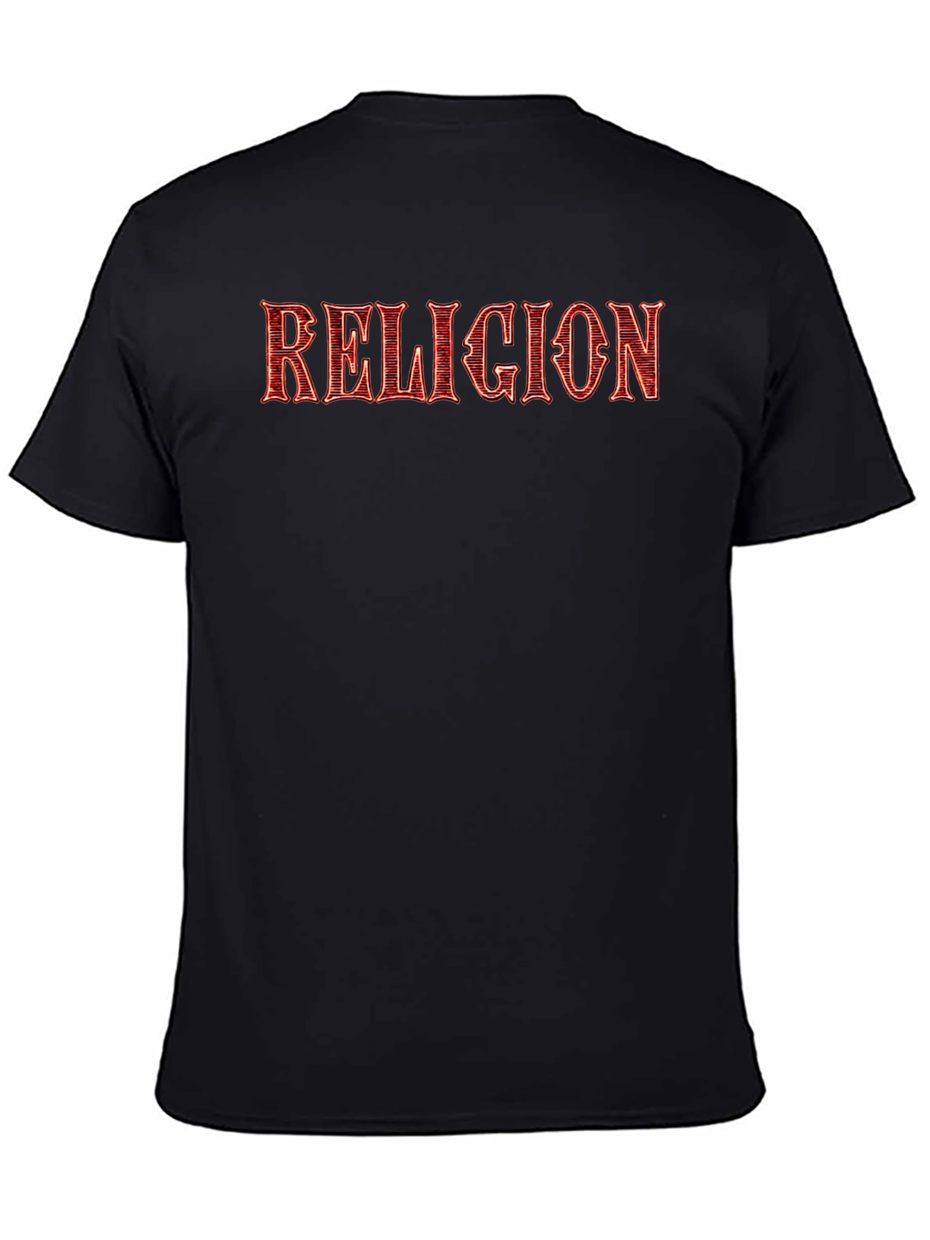 Religion Graphic Tee - Soft Cotton Blend T-Shirt