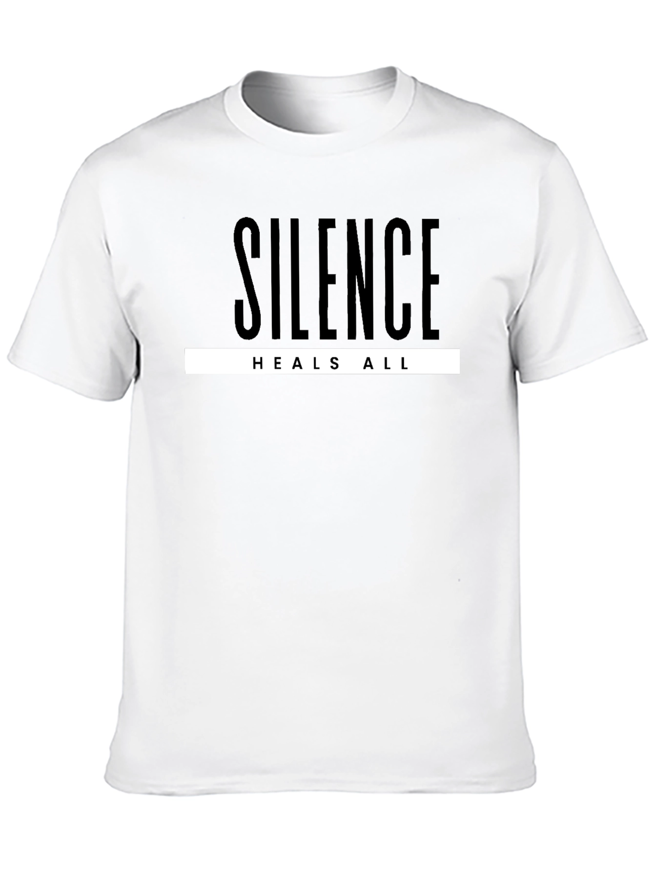 Silence Heals All Graphic Tee - Black T-Shirt