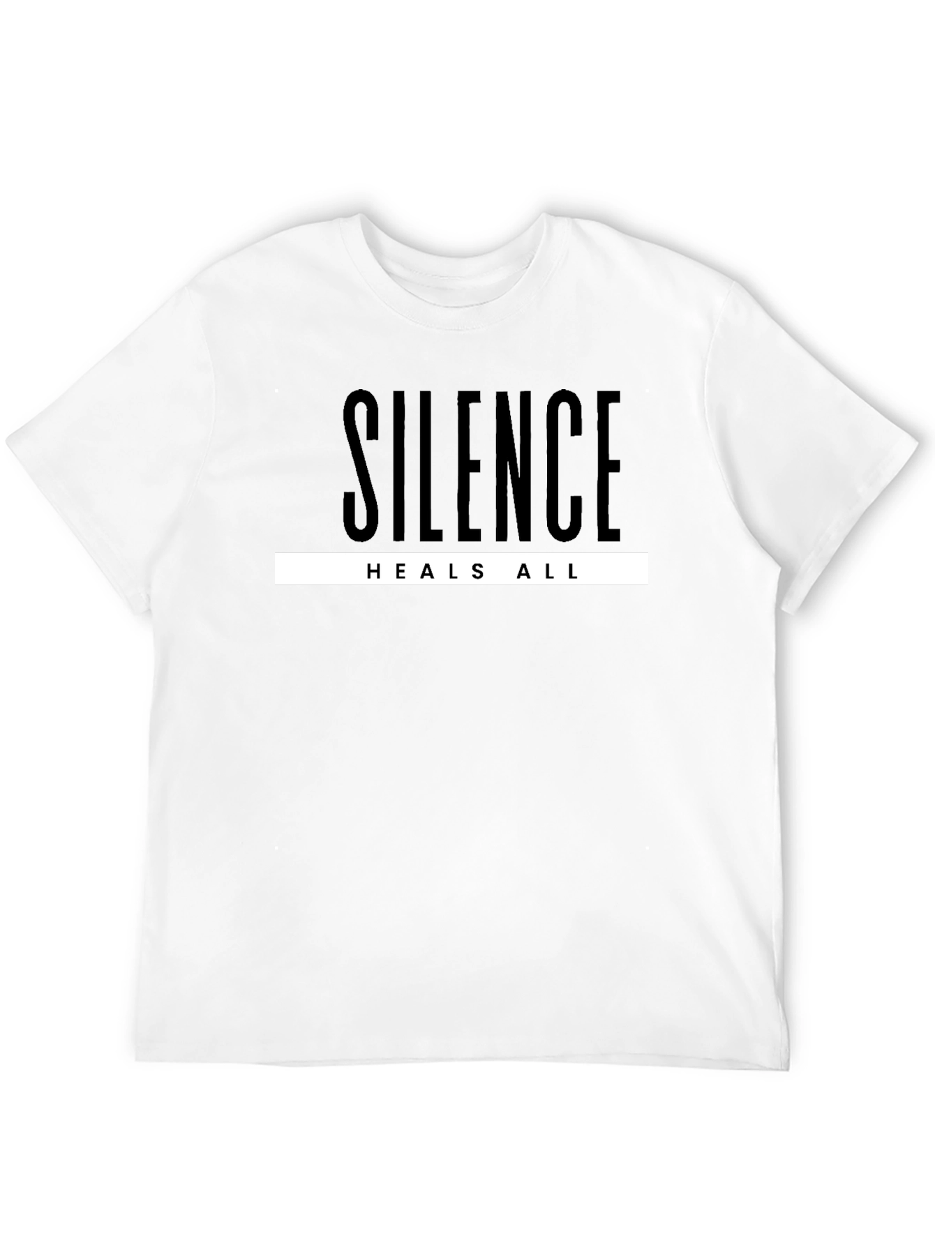 Silence Heals All Graphic Tee - Black T-Shirt