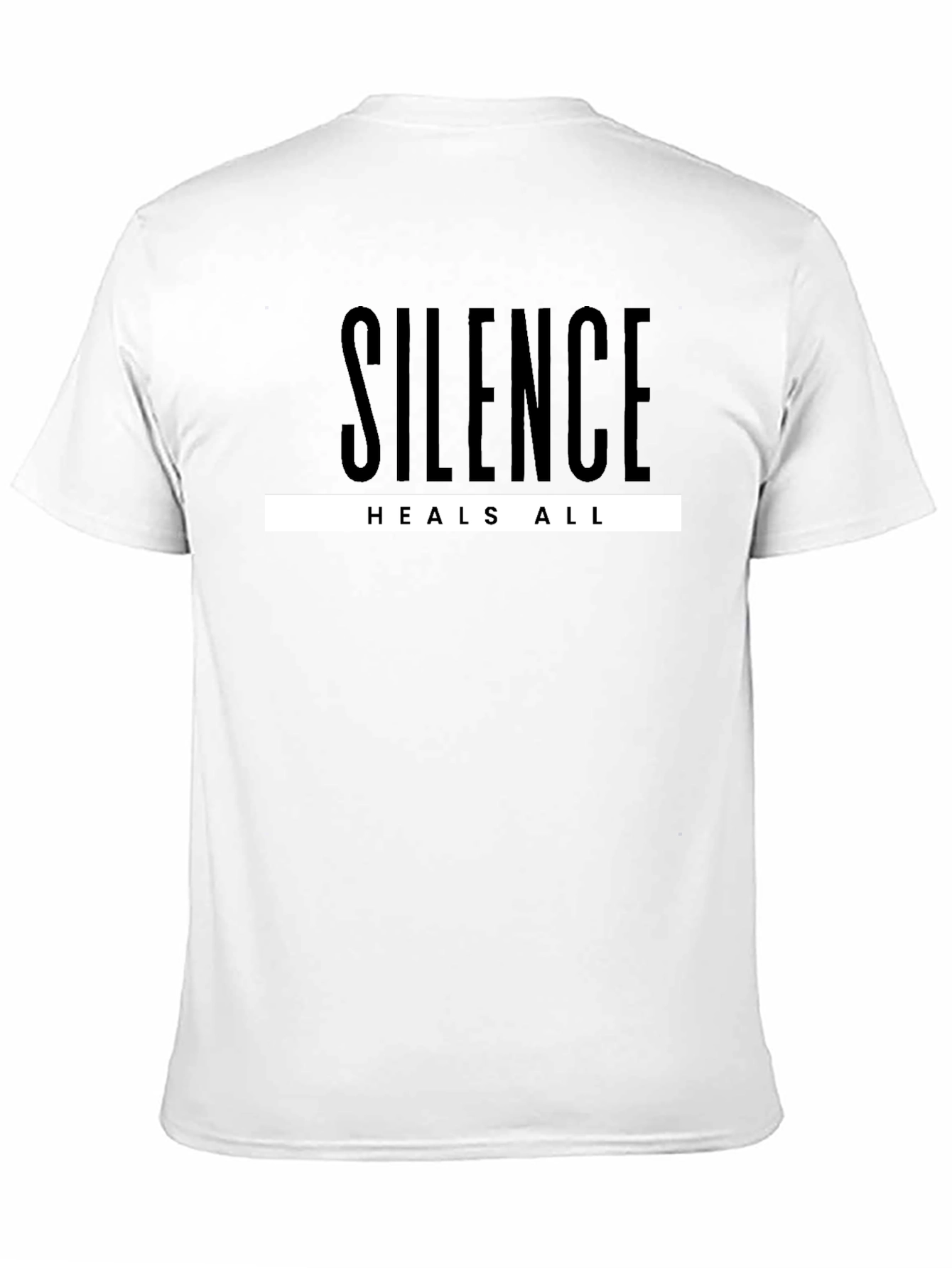 Silence Heals All Graphic Tee - Black T-Shirt