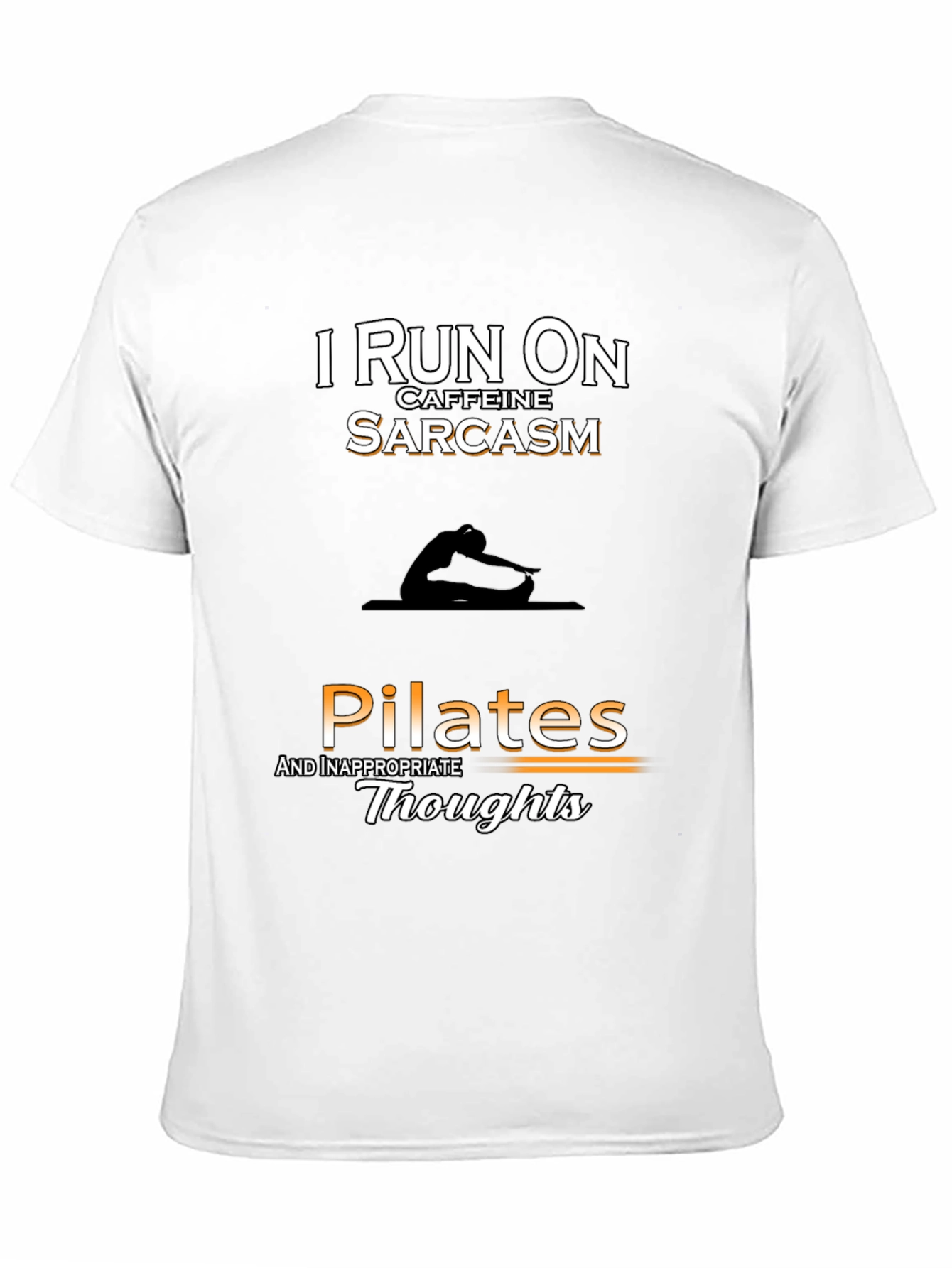 Pilates & Sarcasm T-Shirt - Funny Workout Tee