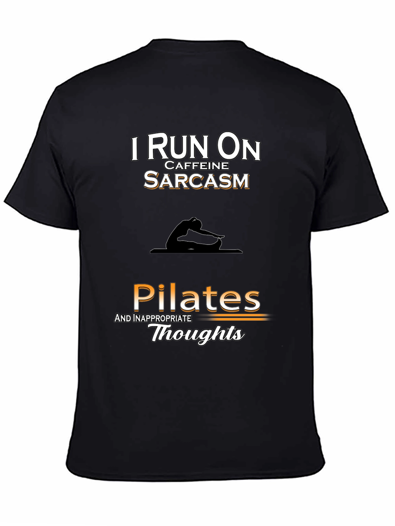 Pilates & Sarcasm T-Shirt - Funny Workout Tee