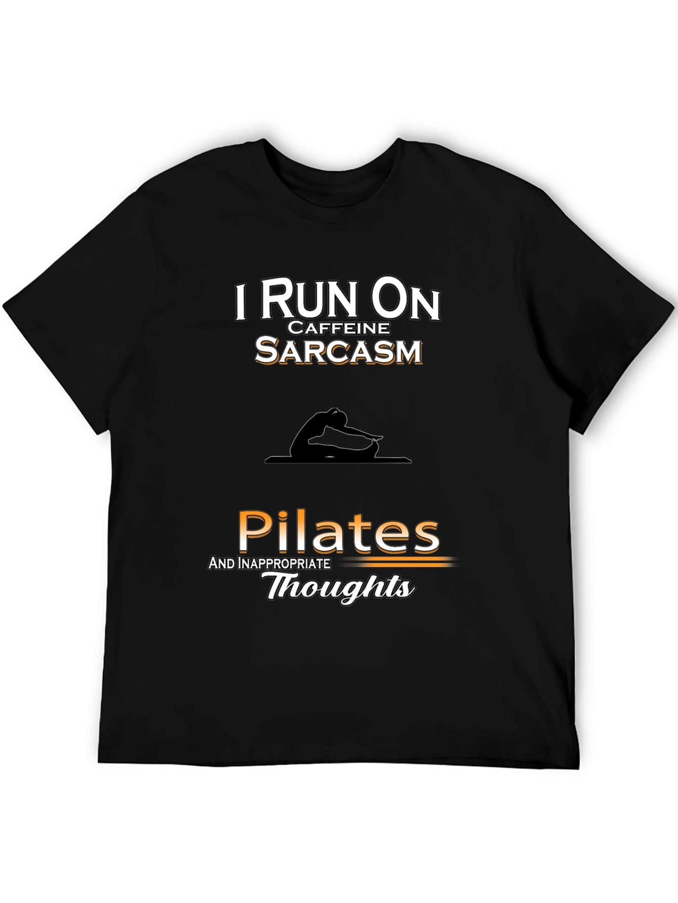 Pilates & Sarcasm T-Shirt - Funny Workout Tee