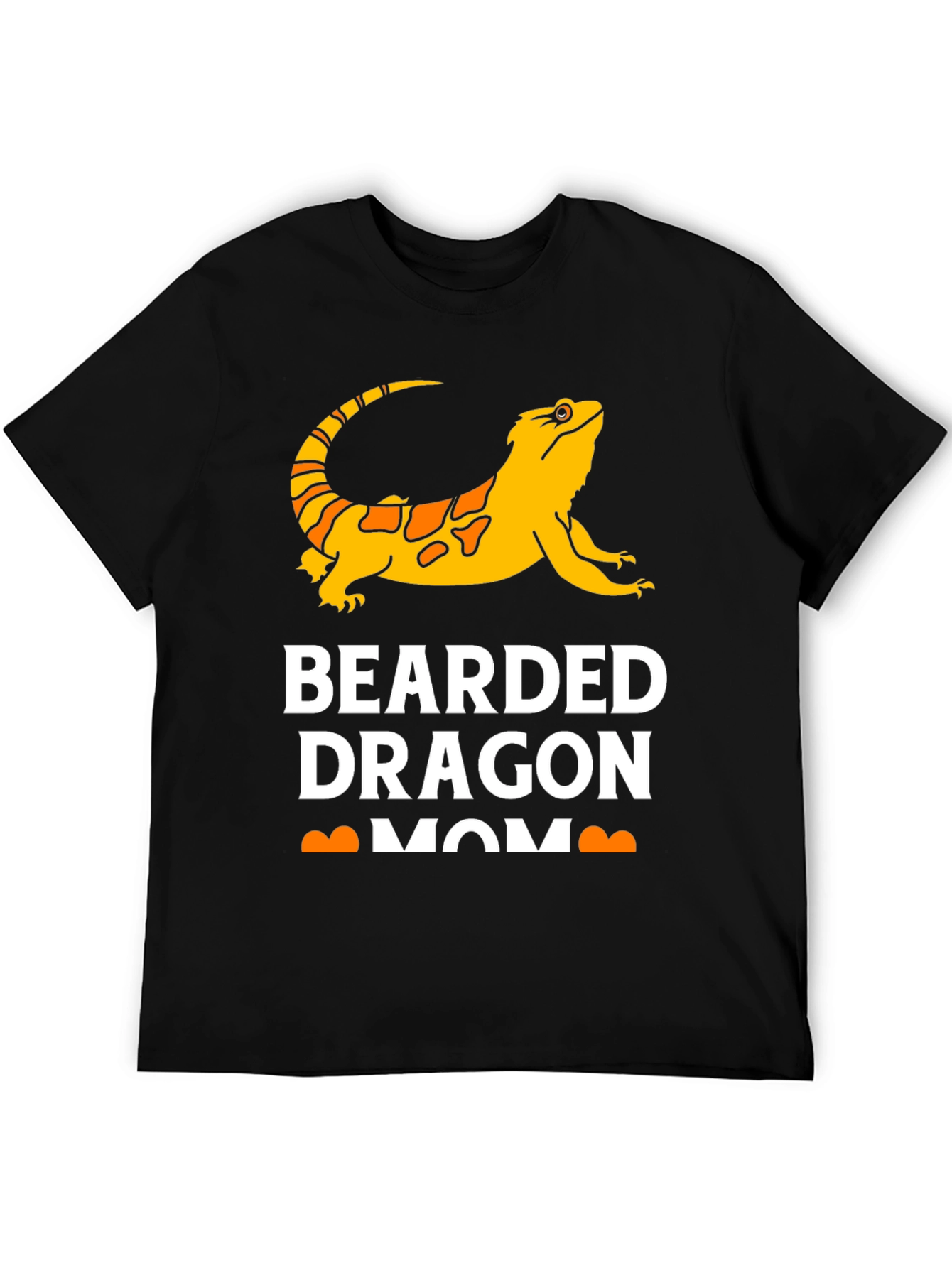 Bearded Dragon Mom T-Shirt - Black Graphic Tee