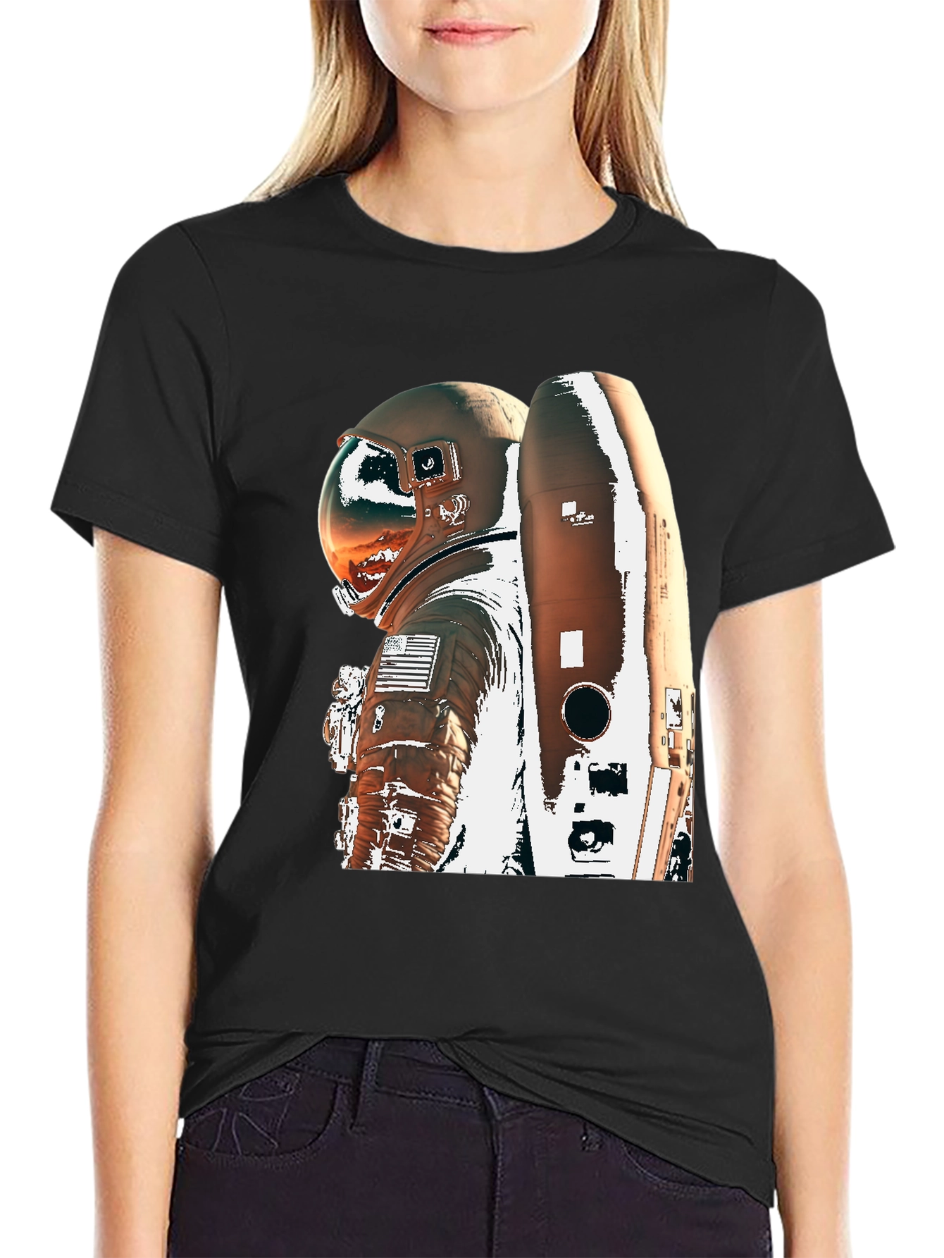 Astronaut Graphic T-Shirt - Space Explorer Tee