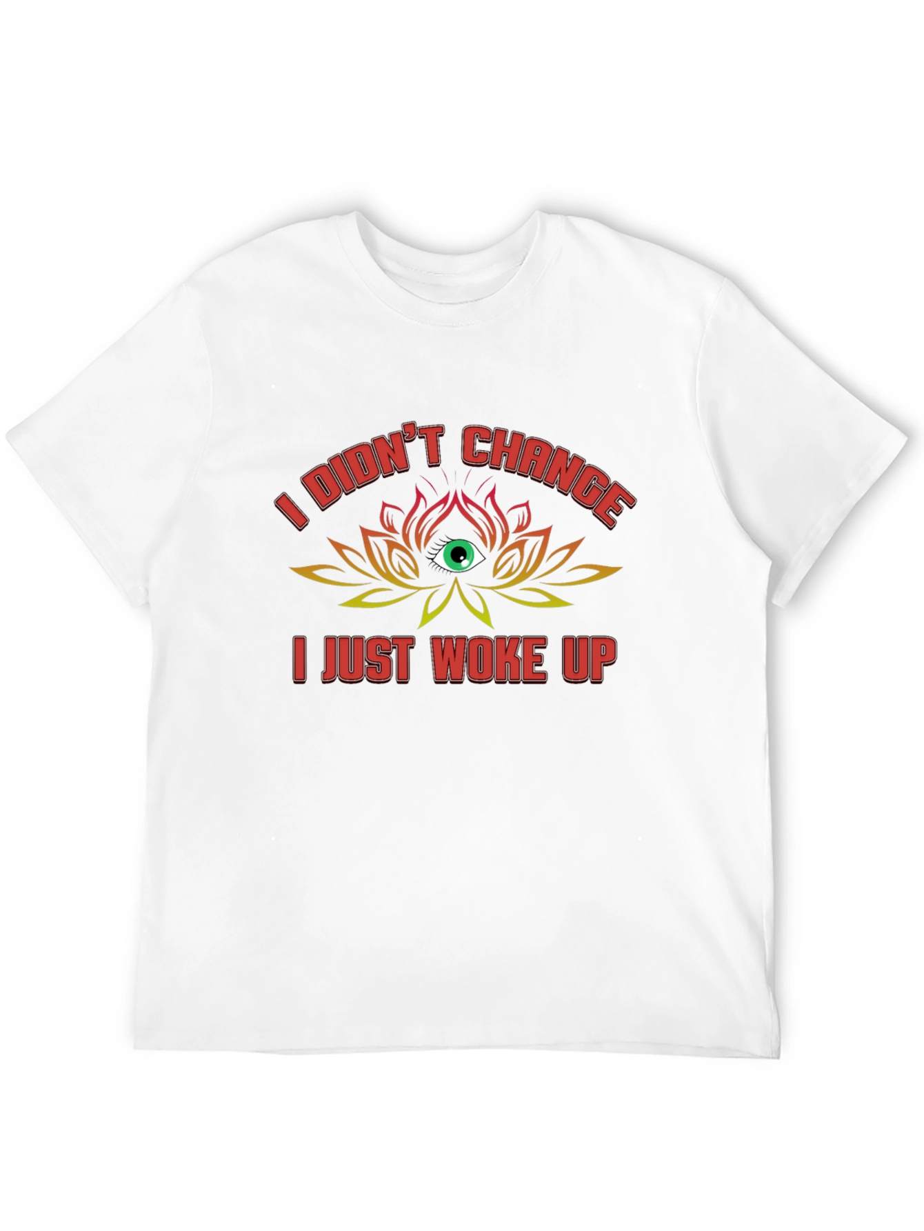 I Didnt Change I Just Woke Up Black Tee