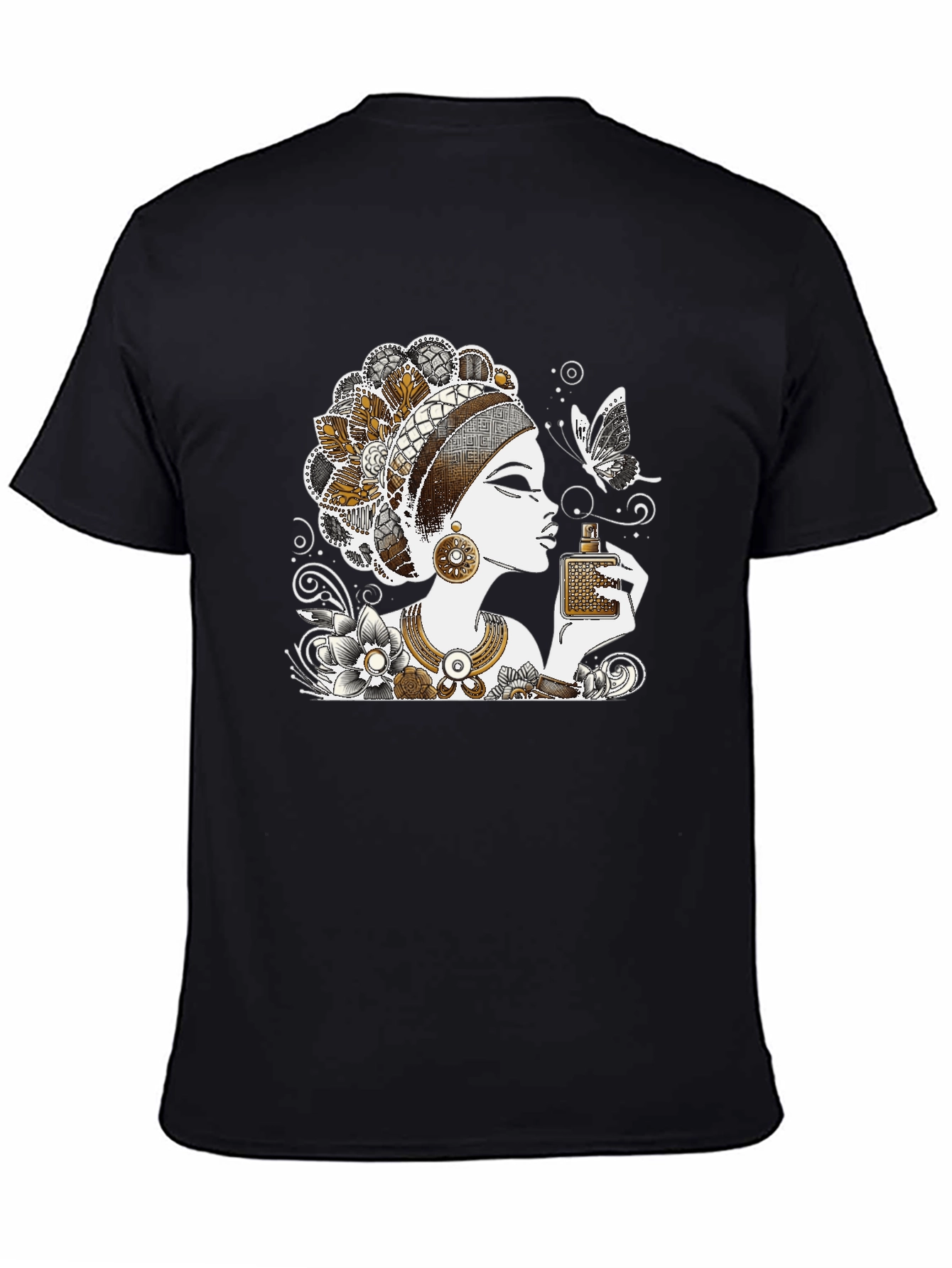 Elegant Woman Graphic Tee - Stylish Fashion