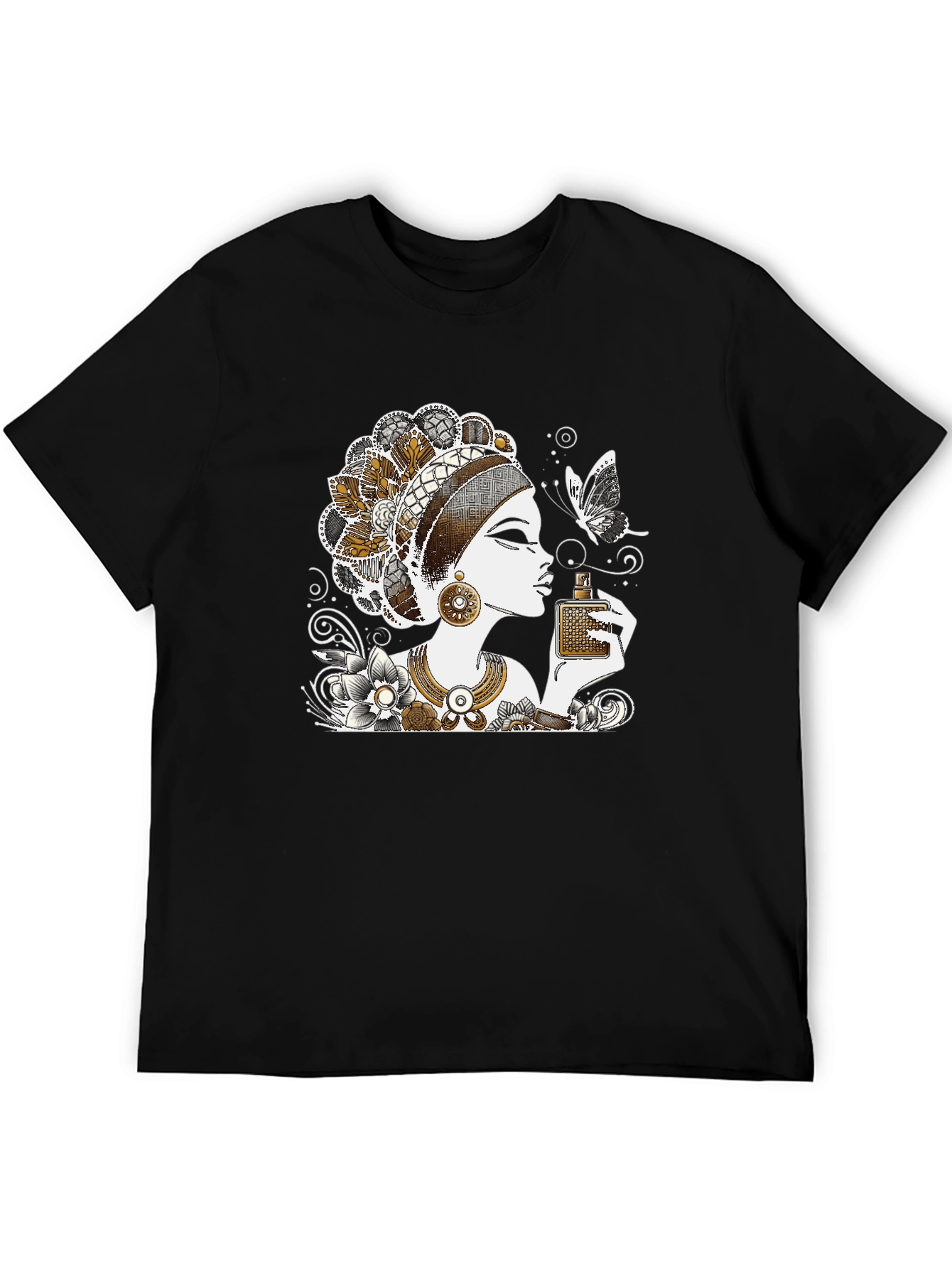 Elegant Woman Graphic Tee - Stylish Fashion