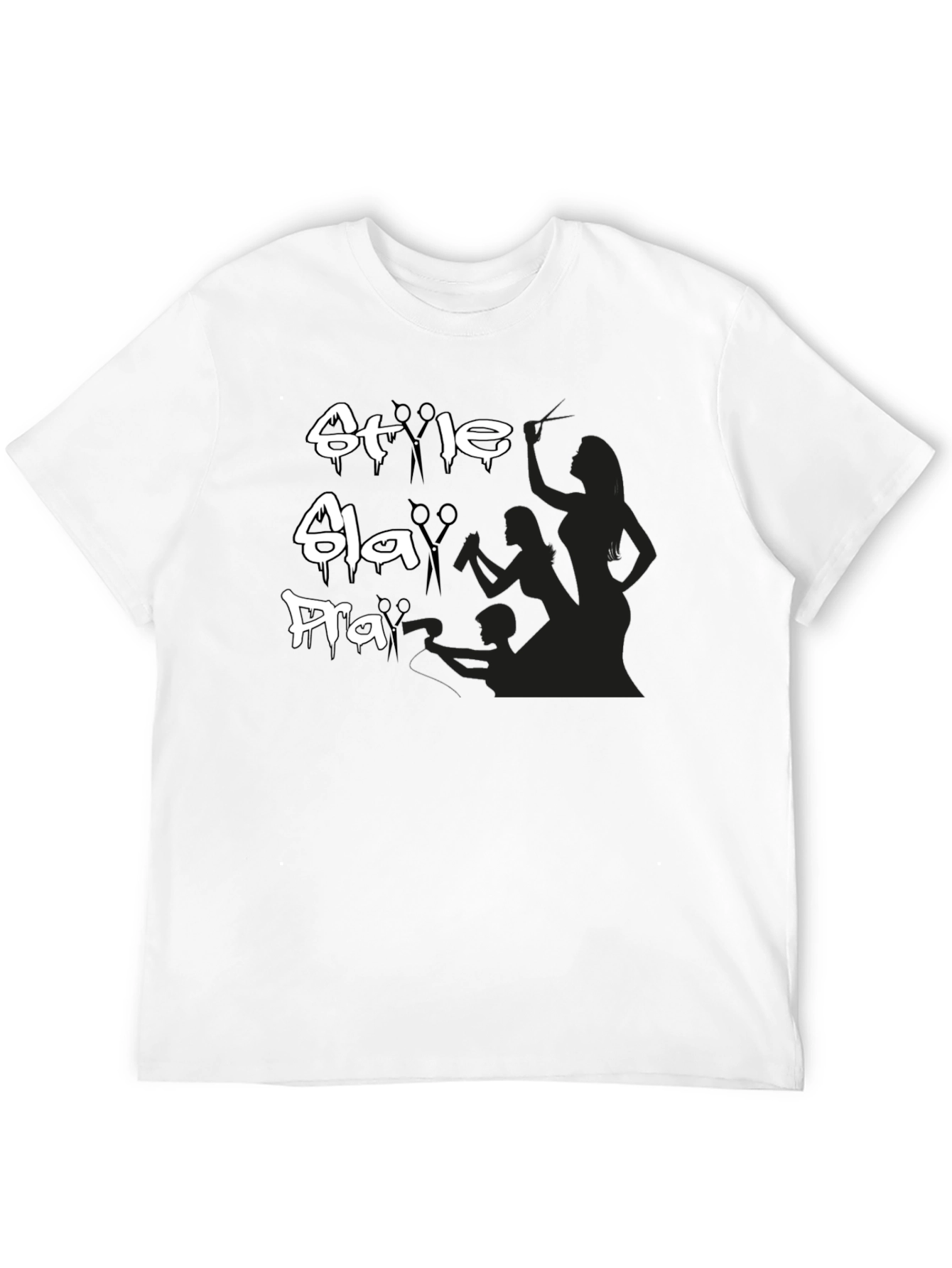 Style Bla Hair Salon Black Graphic T-Shirt
