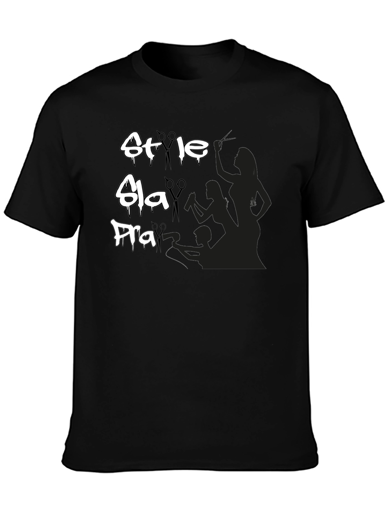 Style Bla Hair Salon Black Graphic T-Shirt