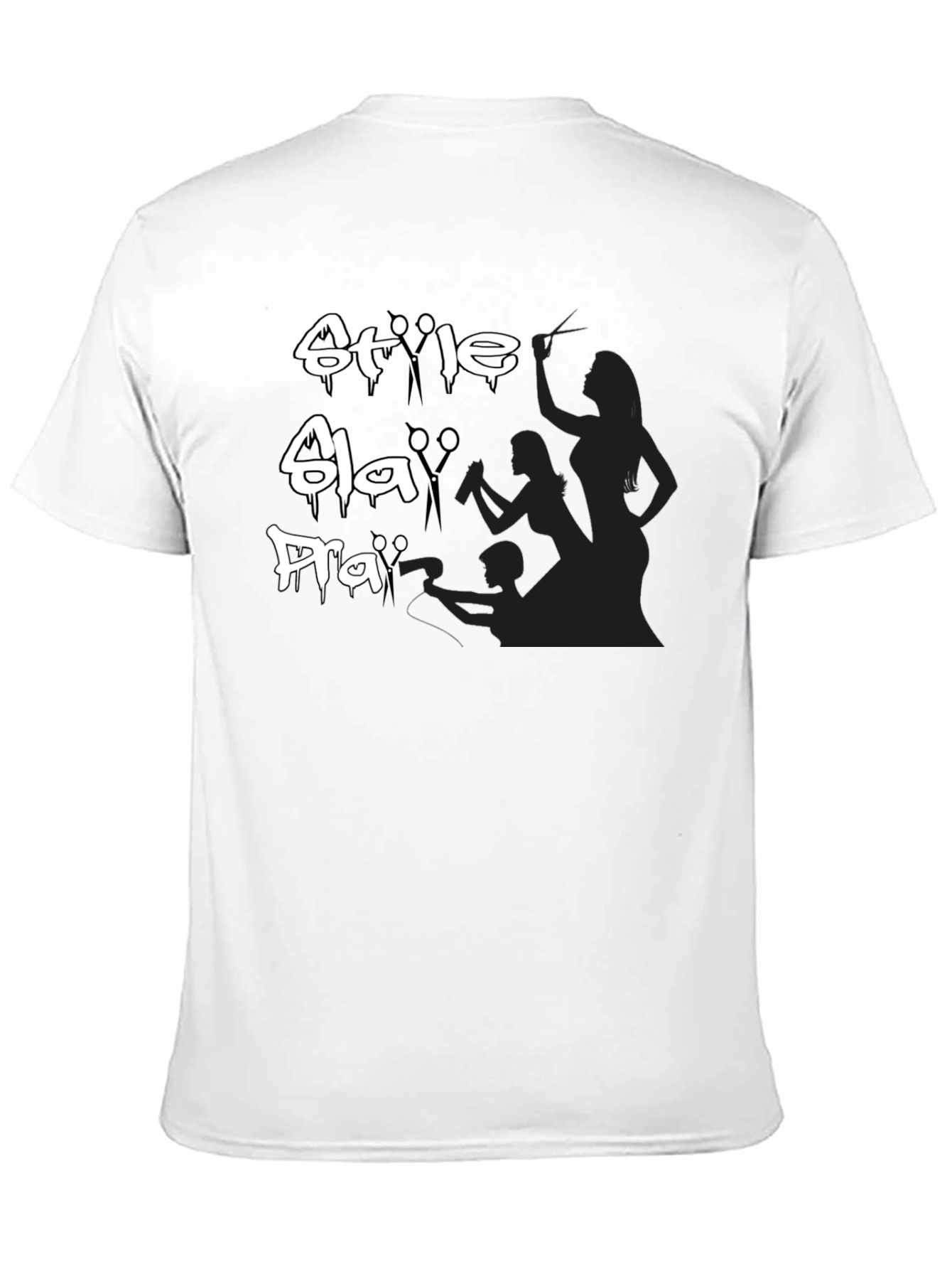Style Bla Hair Salon Black Graphic T-Shirt