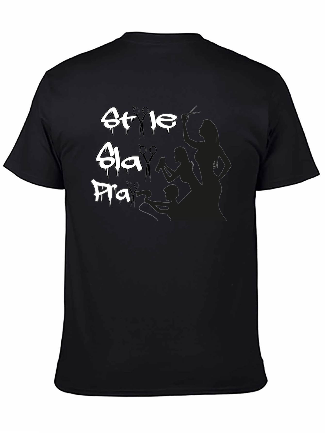 Style Bla Hair Salon Black Graphic T-Shirt