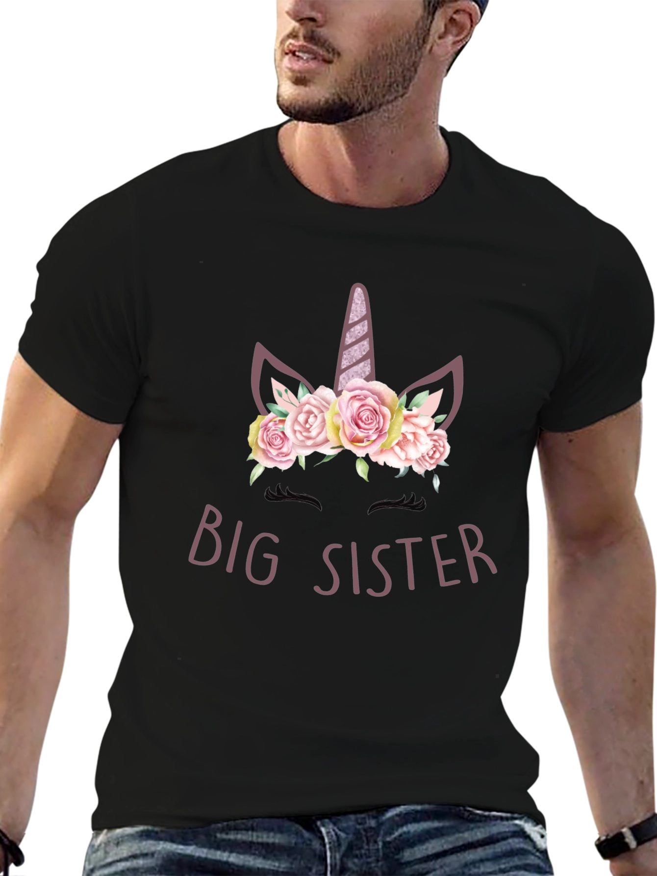 Big Sister Unicorn Graphic Tee
