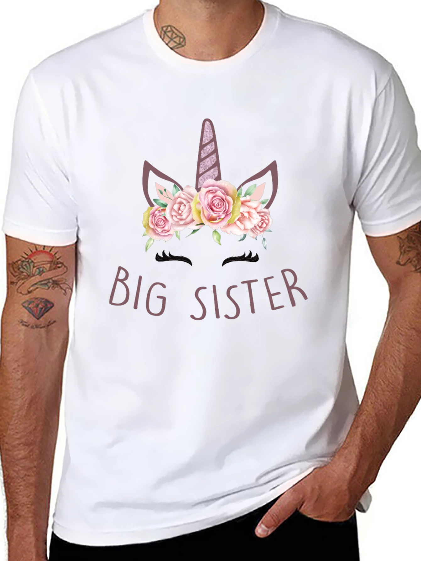 Big Sister Unicorn Graphic Tee
