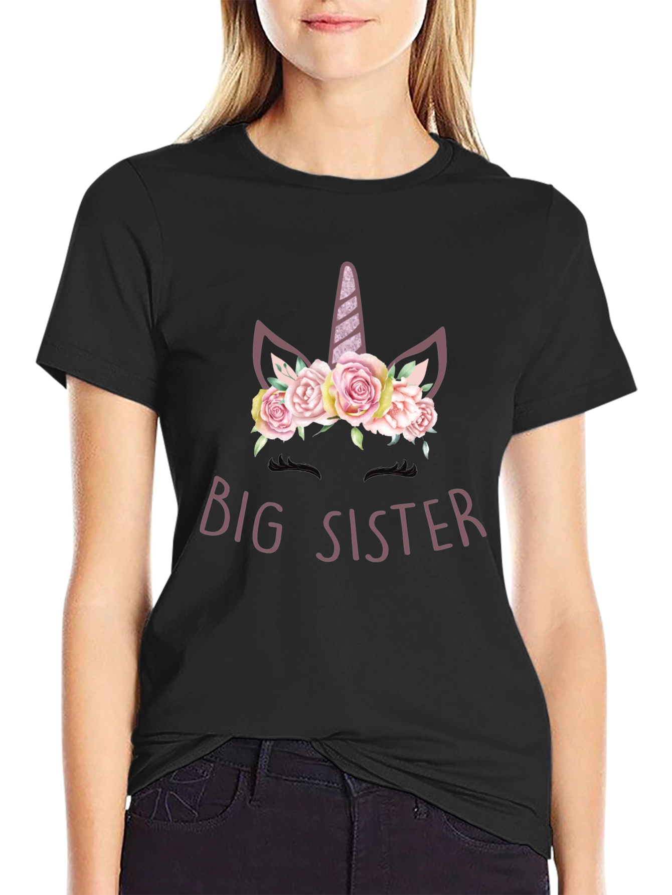 Big Sister Unicorn Graphic Tee