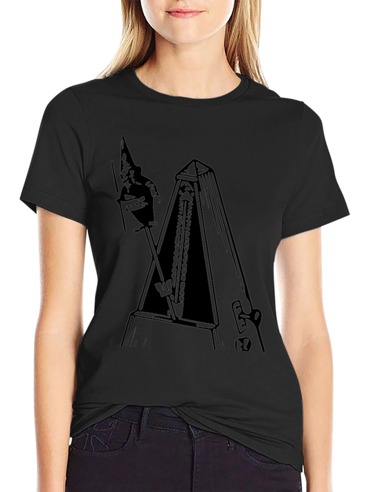 Metronome Wizard Black Graphic Tee