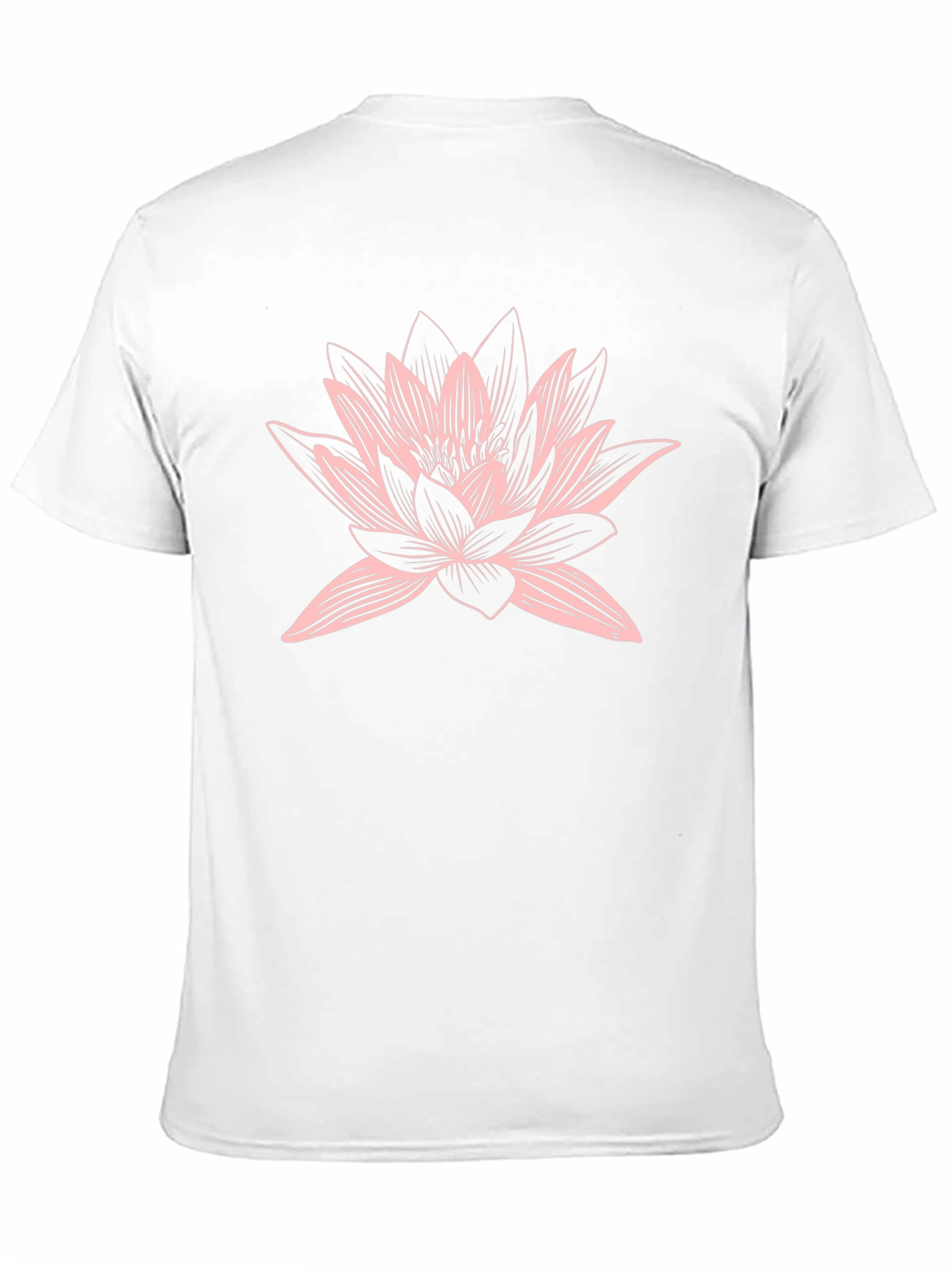 Lotus Graphic Black T-Shirt - Casual Comfort