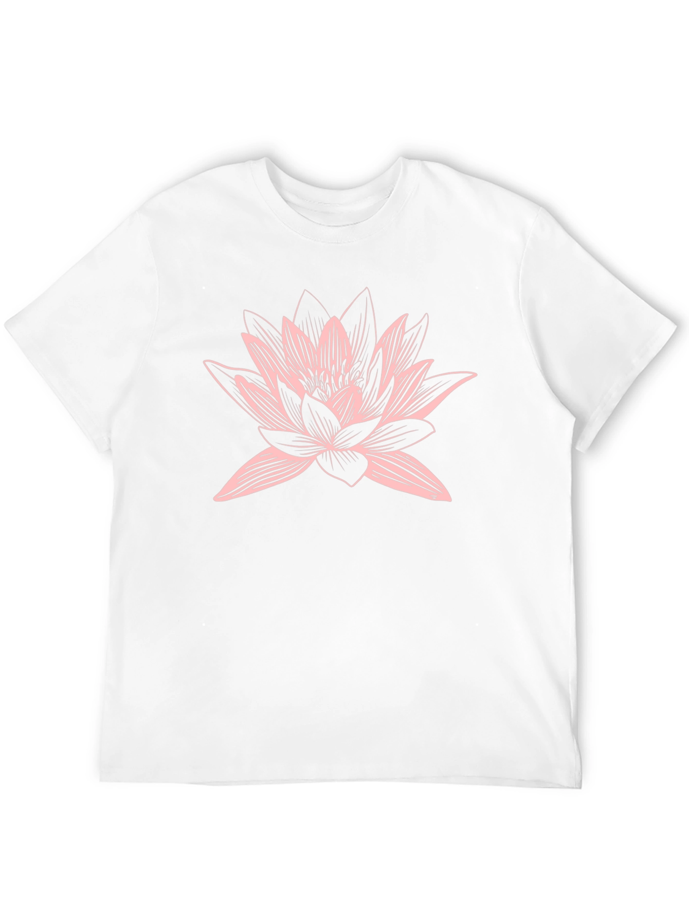 Lotus Graphic Black T-Shirt - Casual Comfort