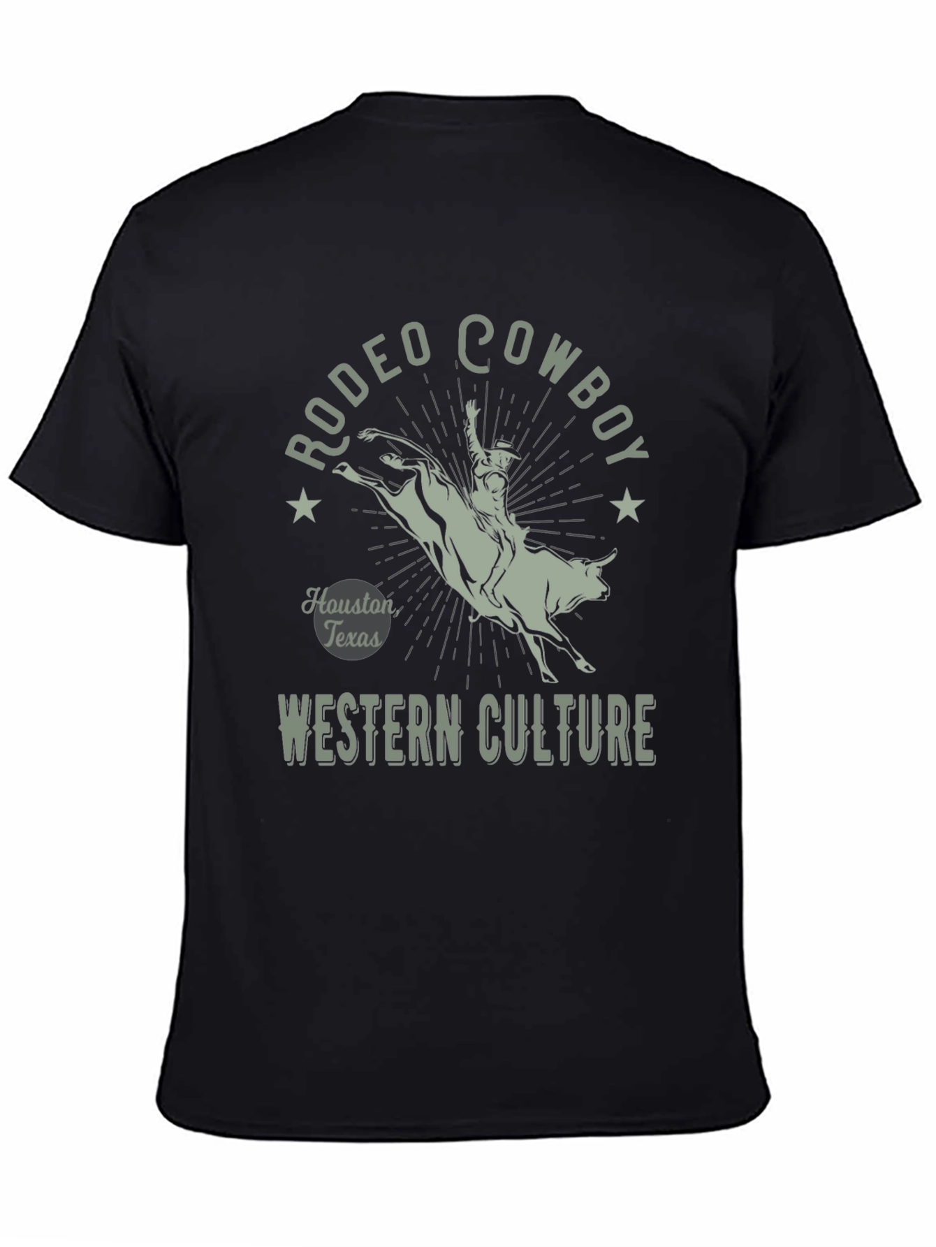 Rodeo Cowboy Graphic T-Shirt - Western Culture Tee