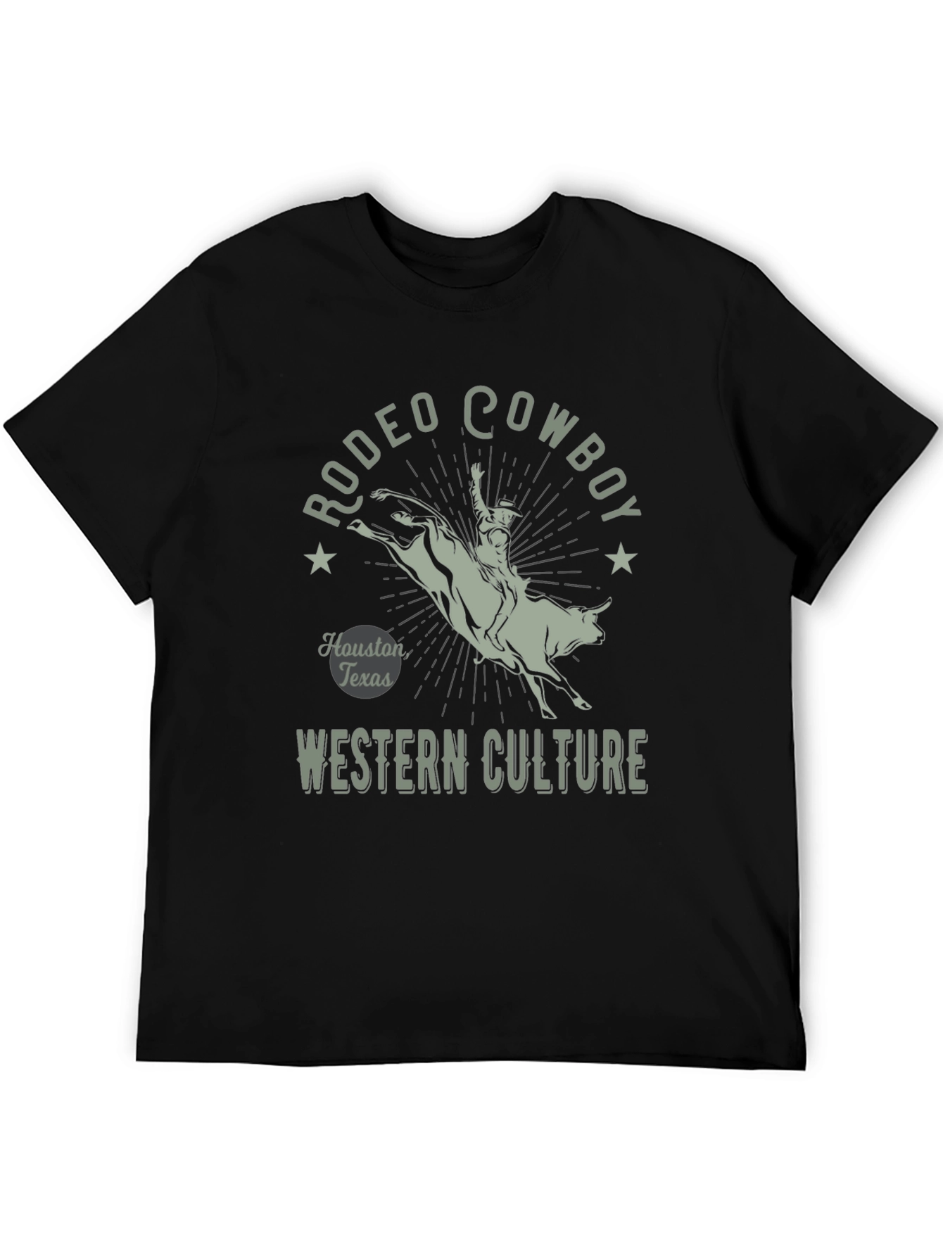 Rodeo Cowboy Graphic T-Shirt - Western Culture Tee