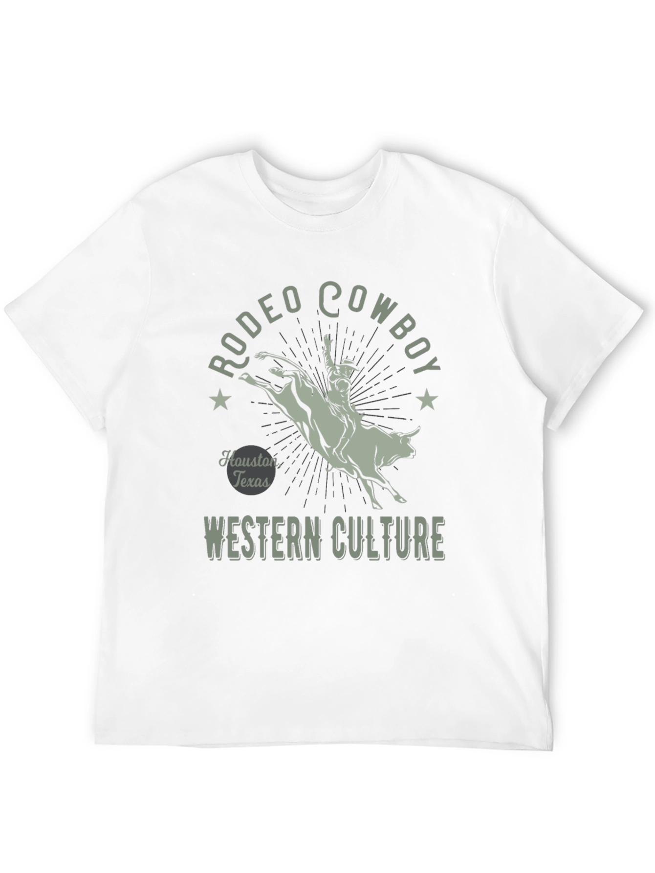 Rodeo Cowboy Graphic T-Shirt - Western Culture Tee