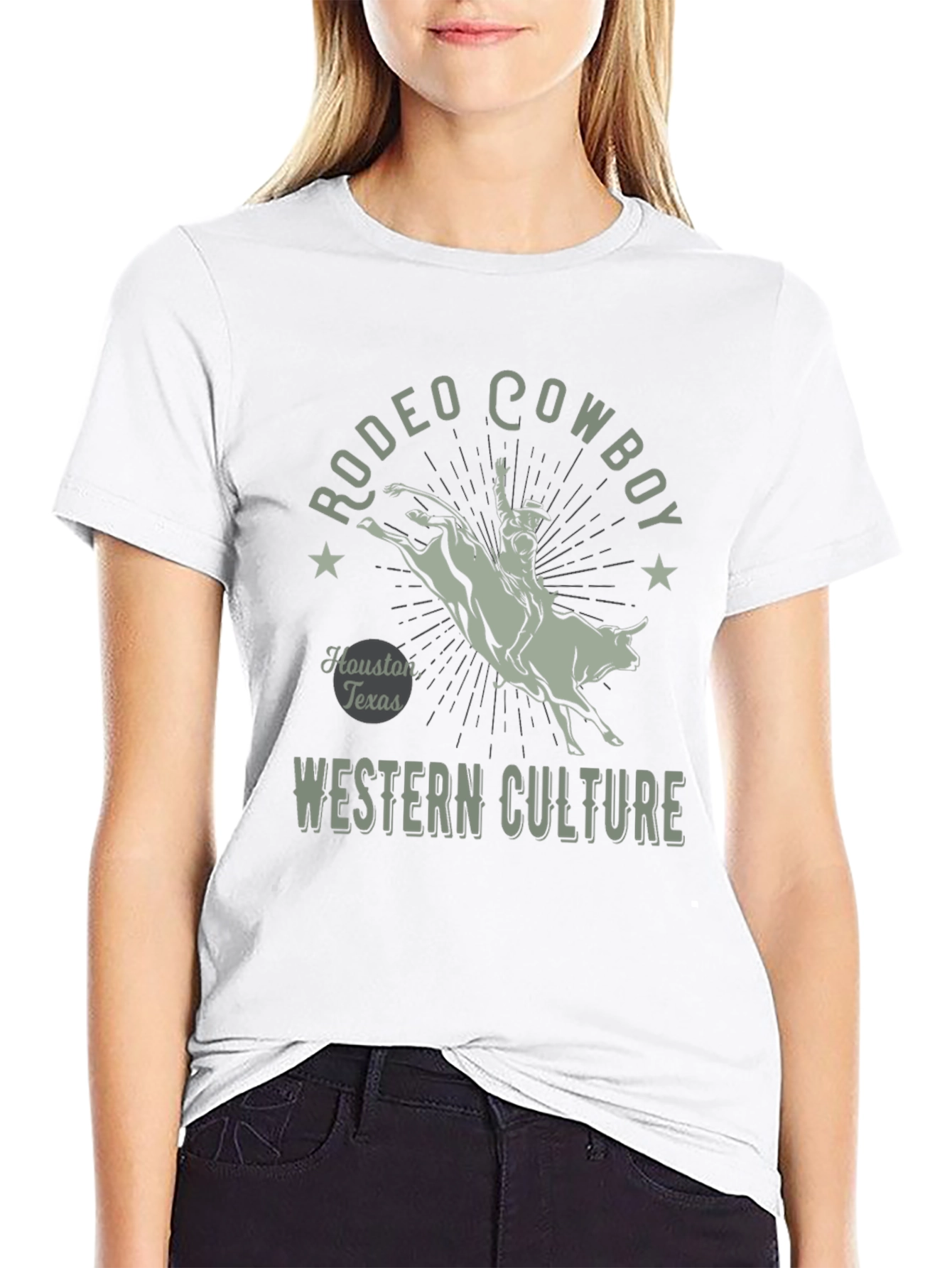 Rodeo Cowboy Graphic T-Shirt - Western Culture Tee