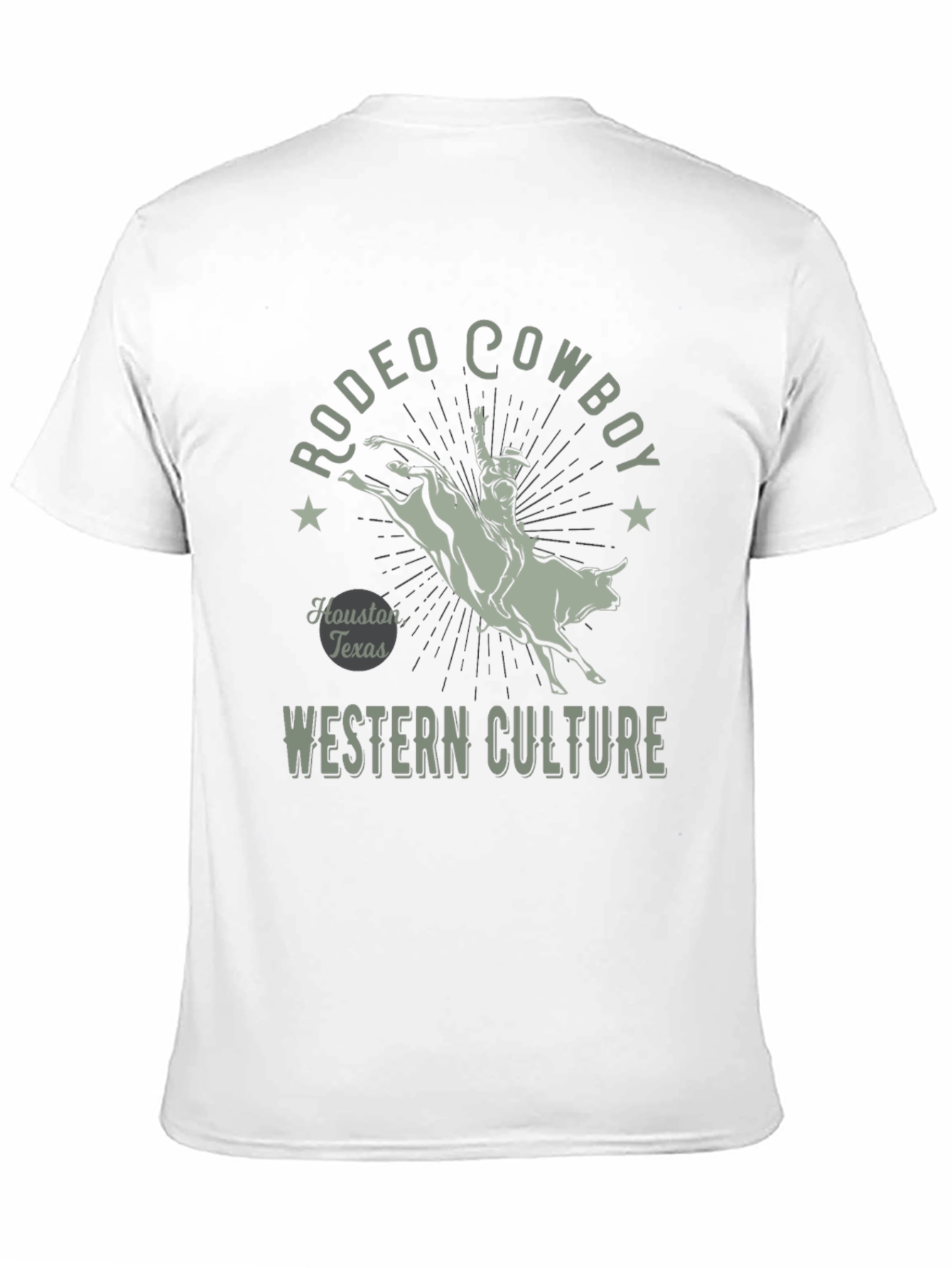 Rodeo Cowboy Graphic T-Shirt - Western Culture Tee