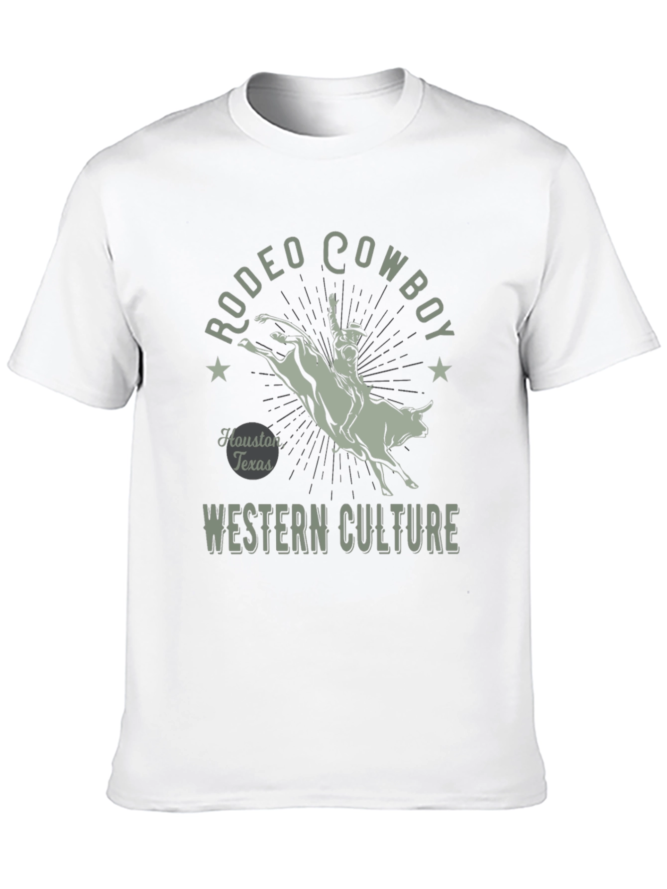Rodeo Cowboy Graphic T-Shirt - Western Culture Tee