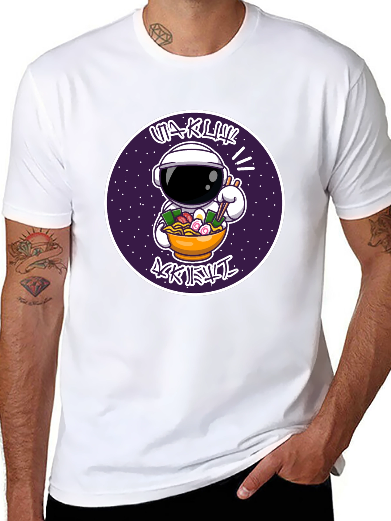 Astronaut Ramen T-Shirt - Space Foodie Tee