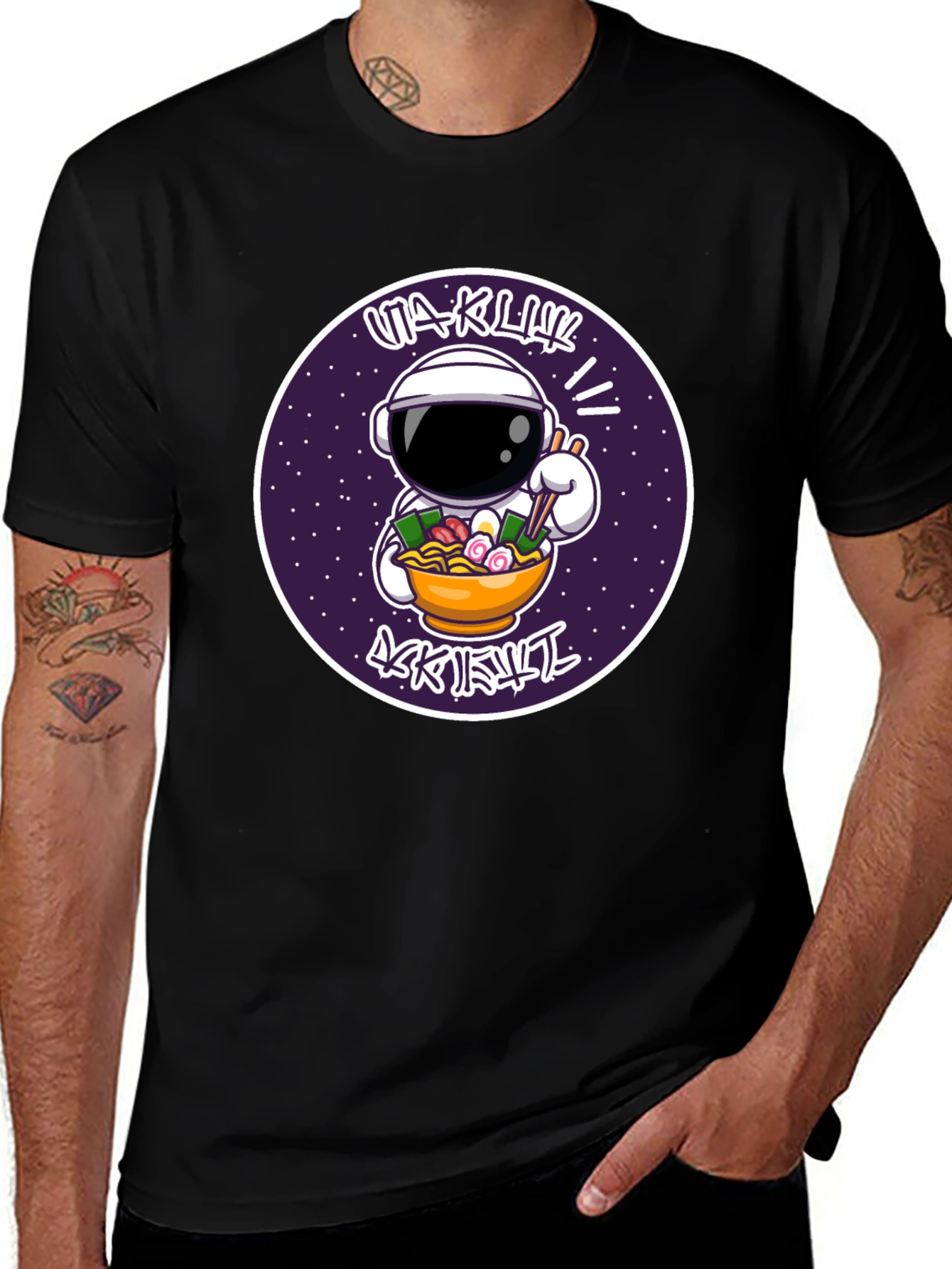 Astronaut Ramen T-Shirt - Space Foodie Tee