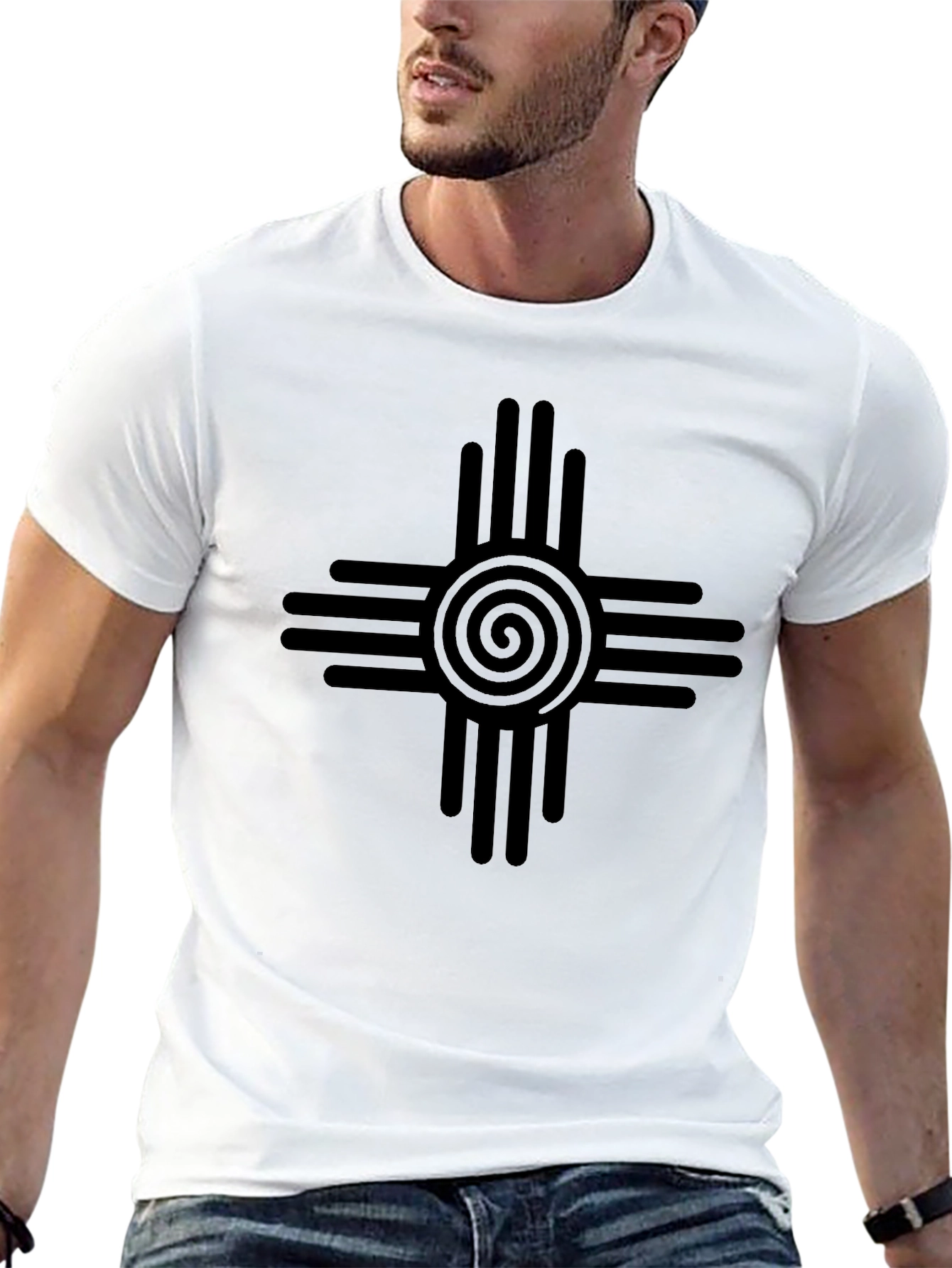 Black Zia Symbol T-Shirt