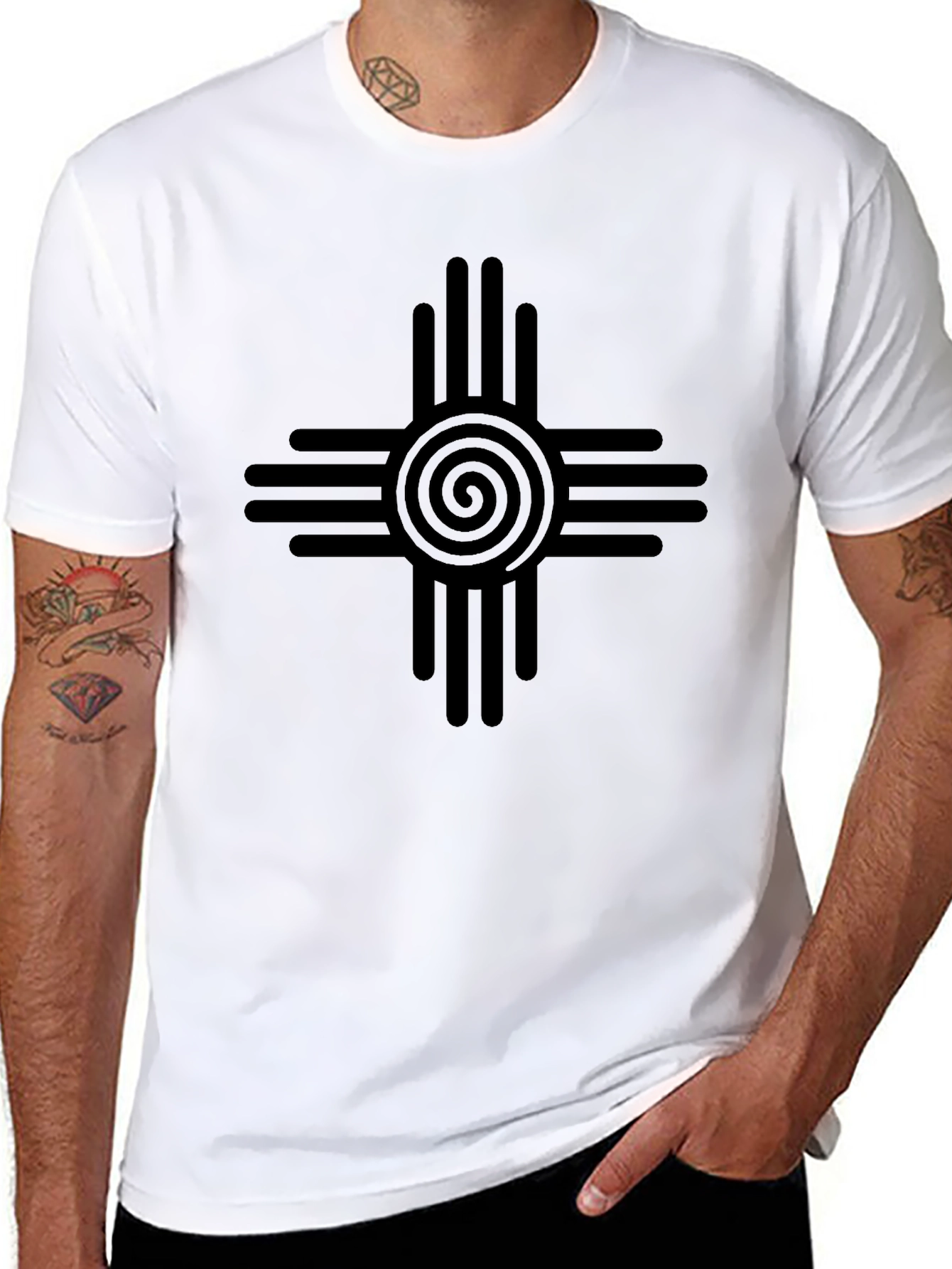 Black Zia Symbol T-Shirt