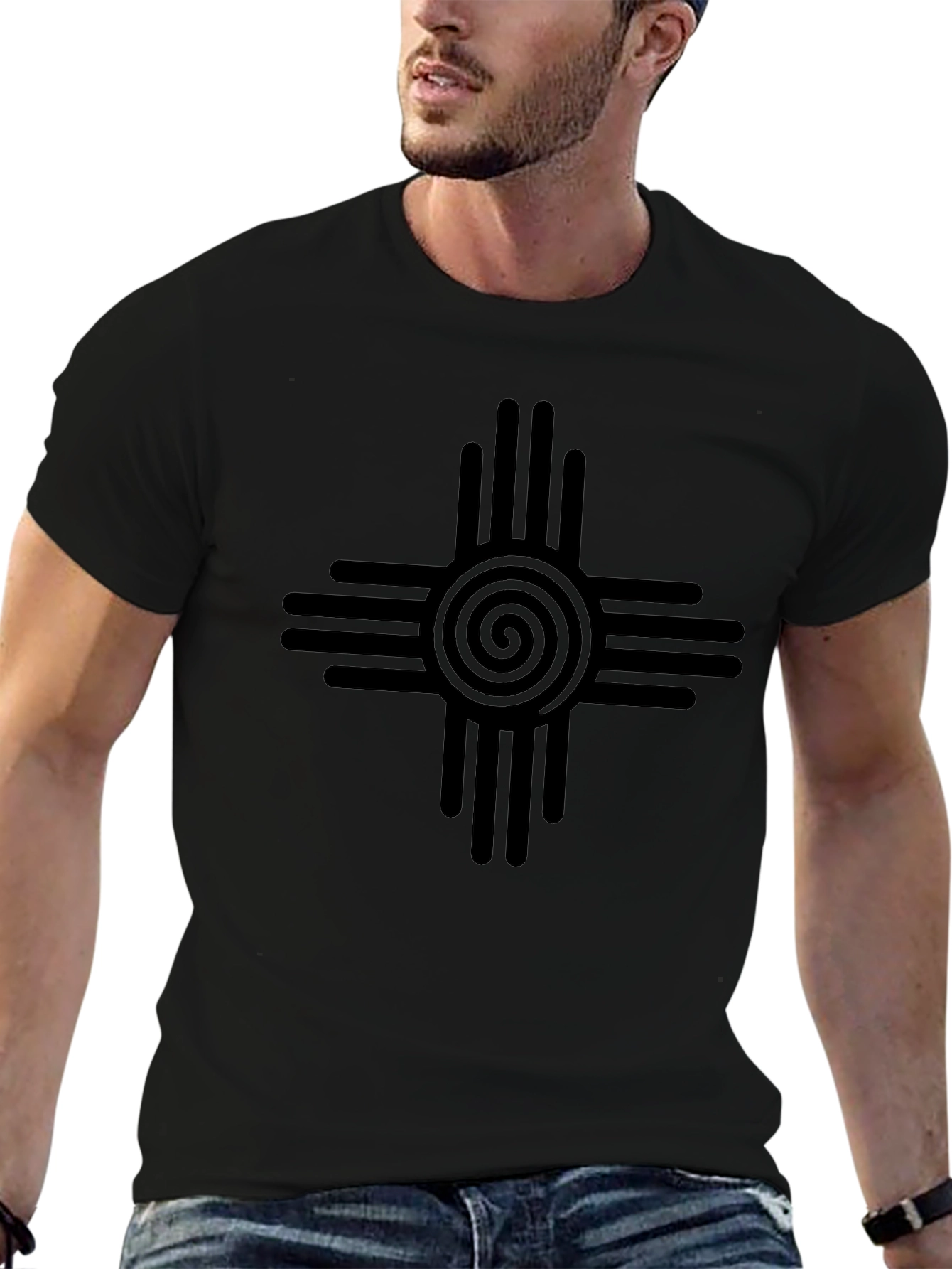 Black Zia Symbol T-Shirt
