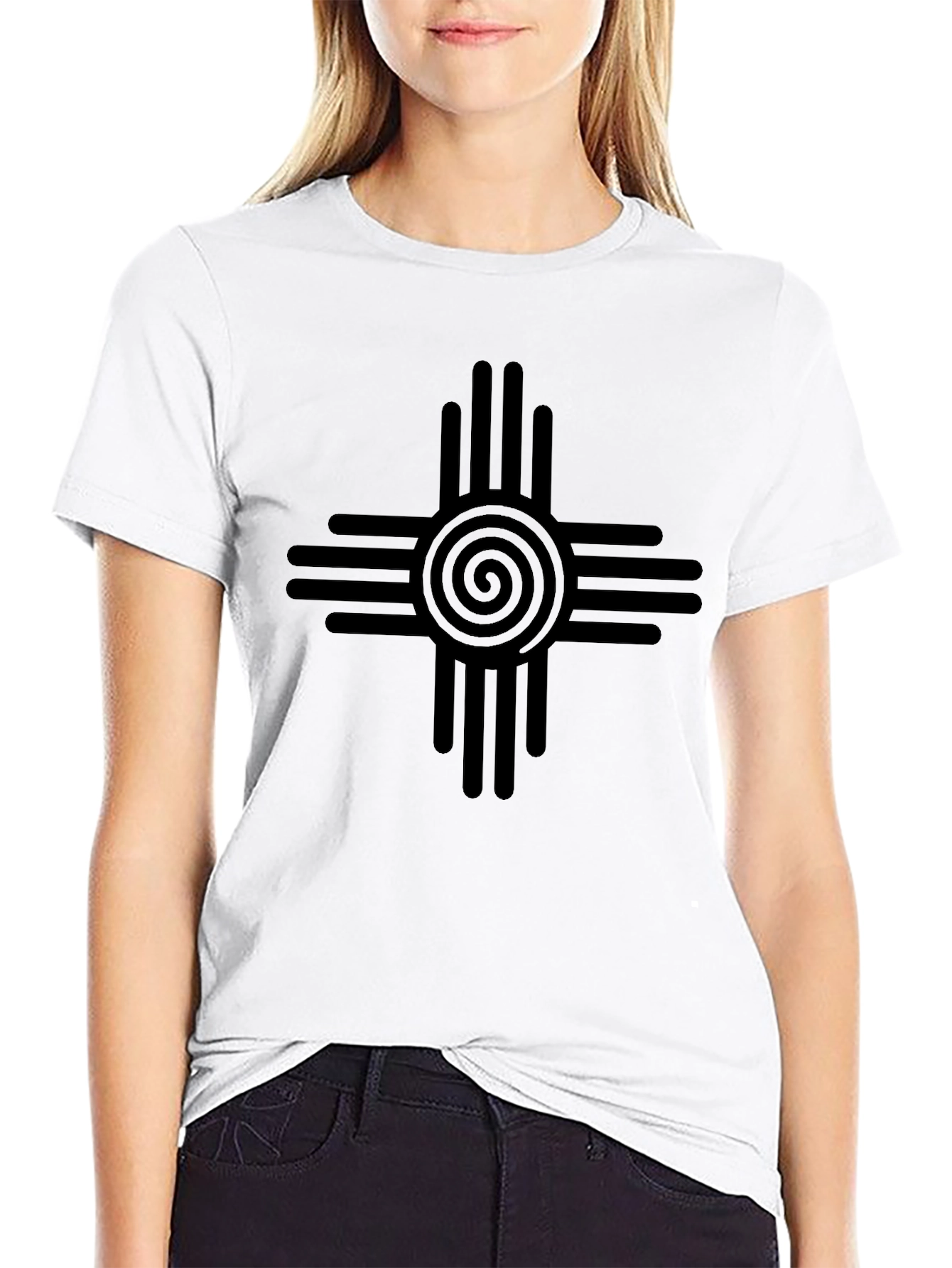 Black Zia Symbol T-Shirt