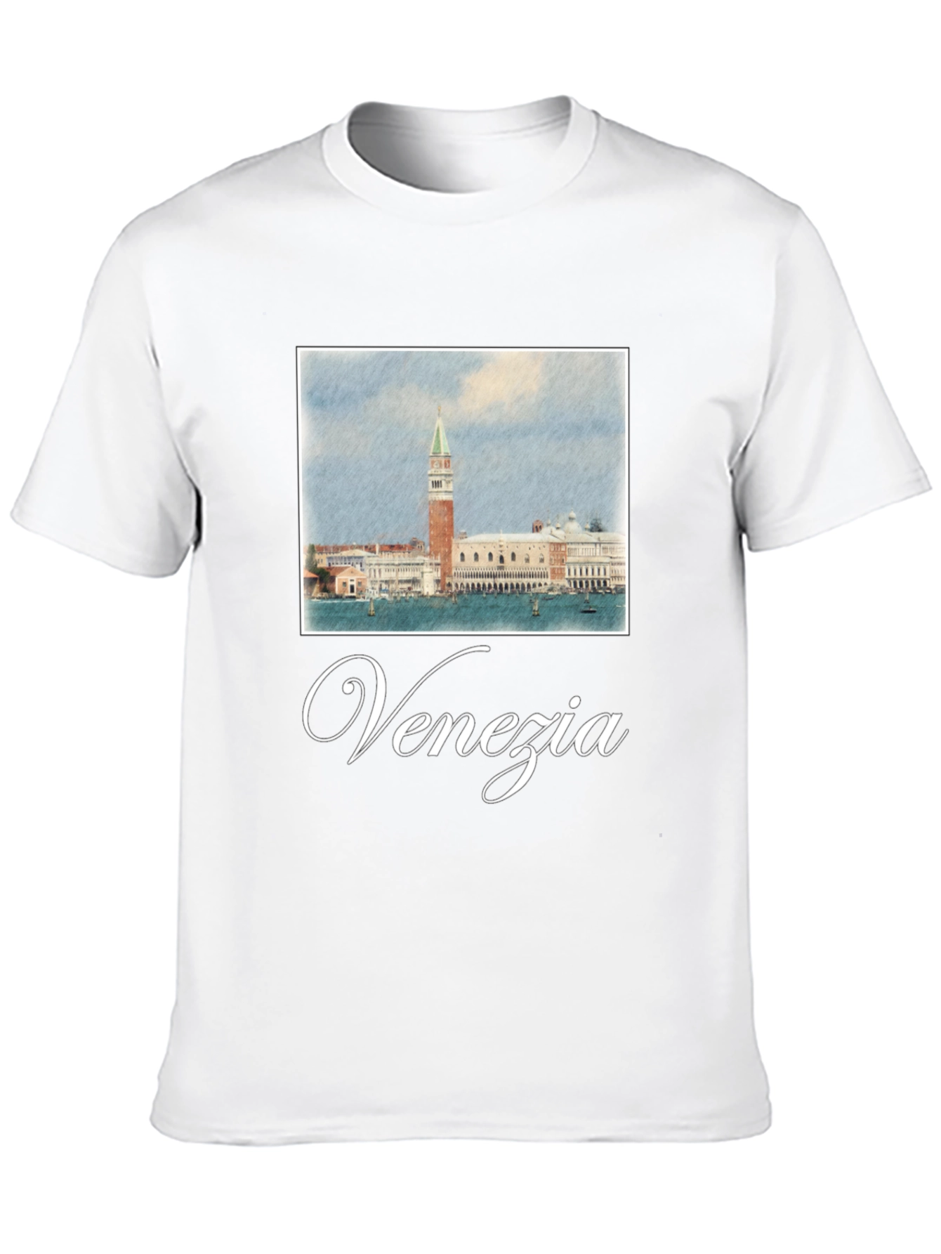 Venice Landmark T-Shirt - Classic Italian Travel Tee