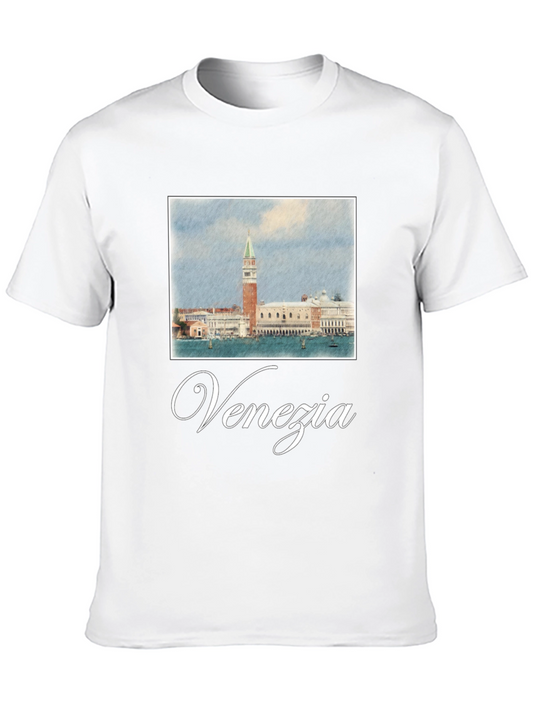 Venice Landmark T-Shirt - Classic Italian Travel Tee
