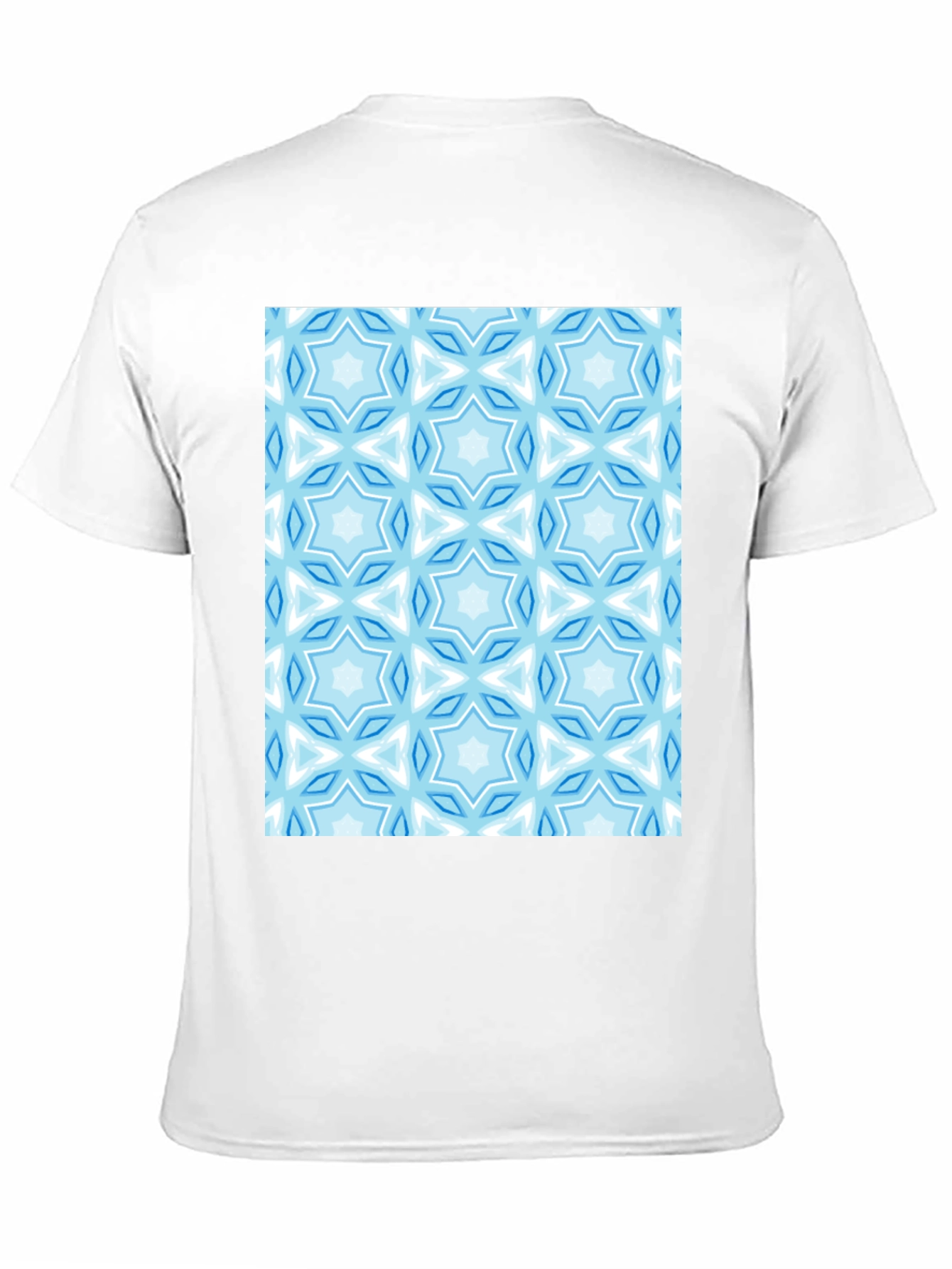 Patterned Crew Neck T-Shirt