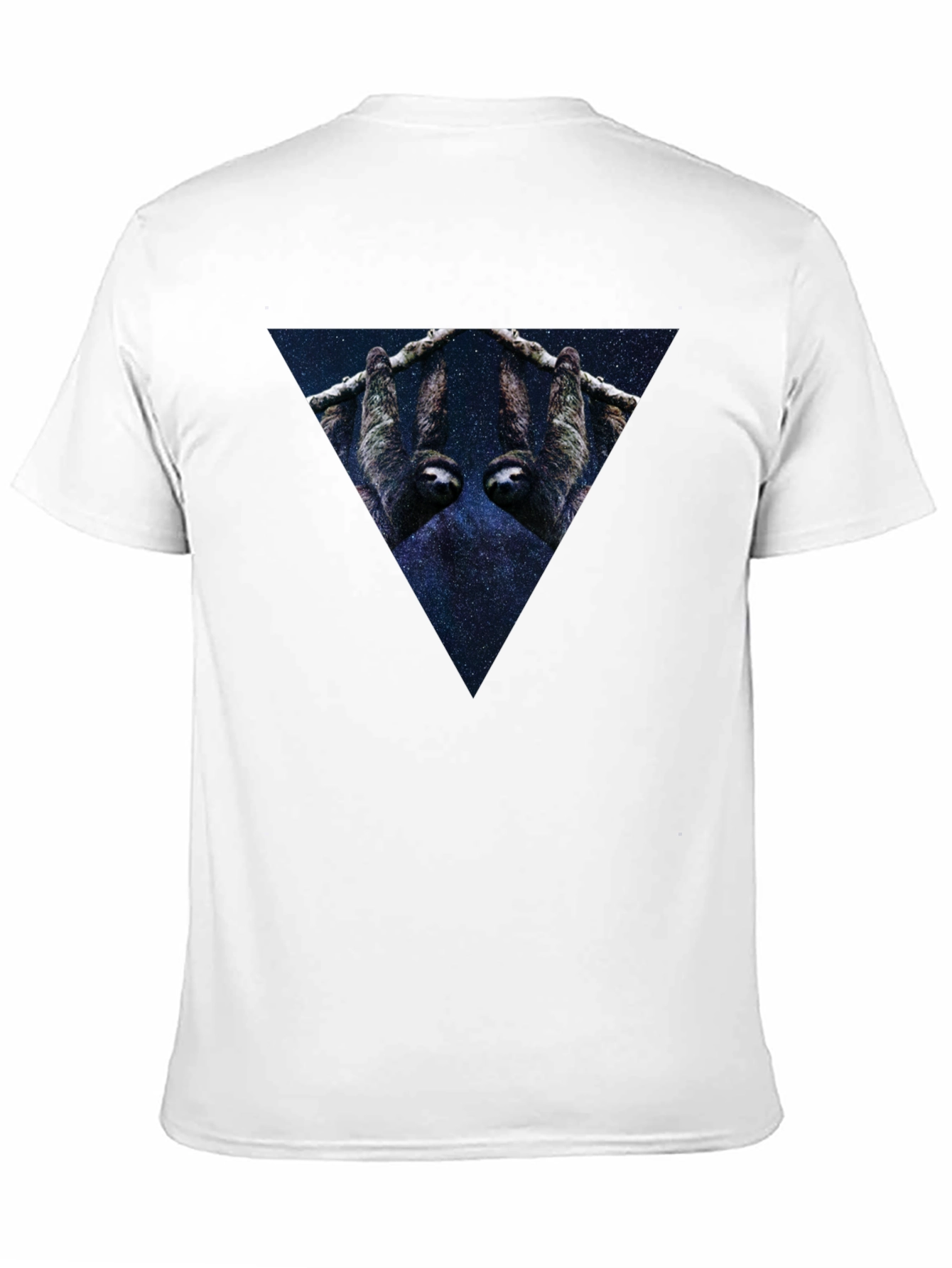 Cosmic Sloth Triangle Graphic Tee