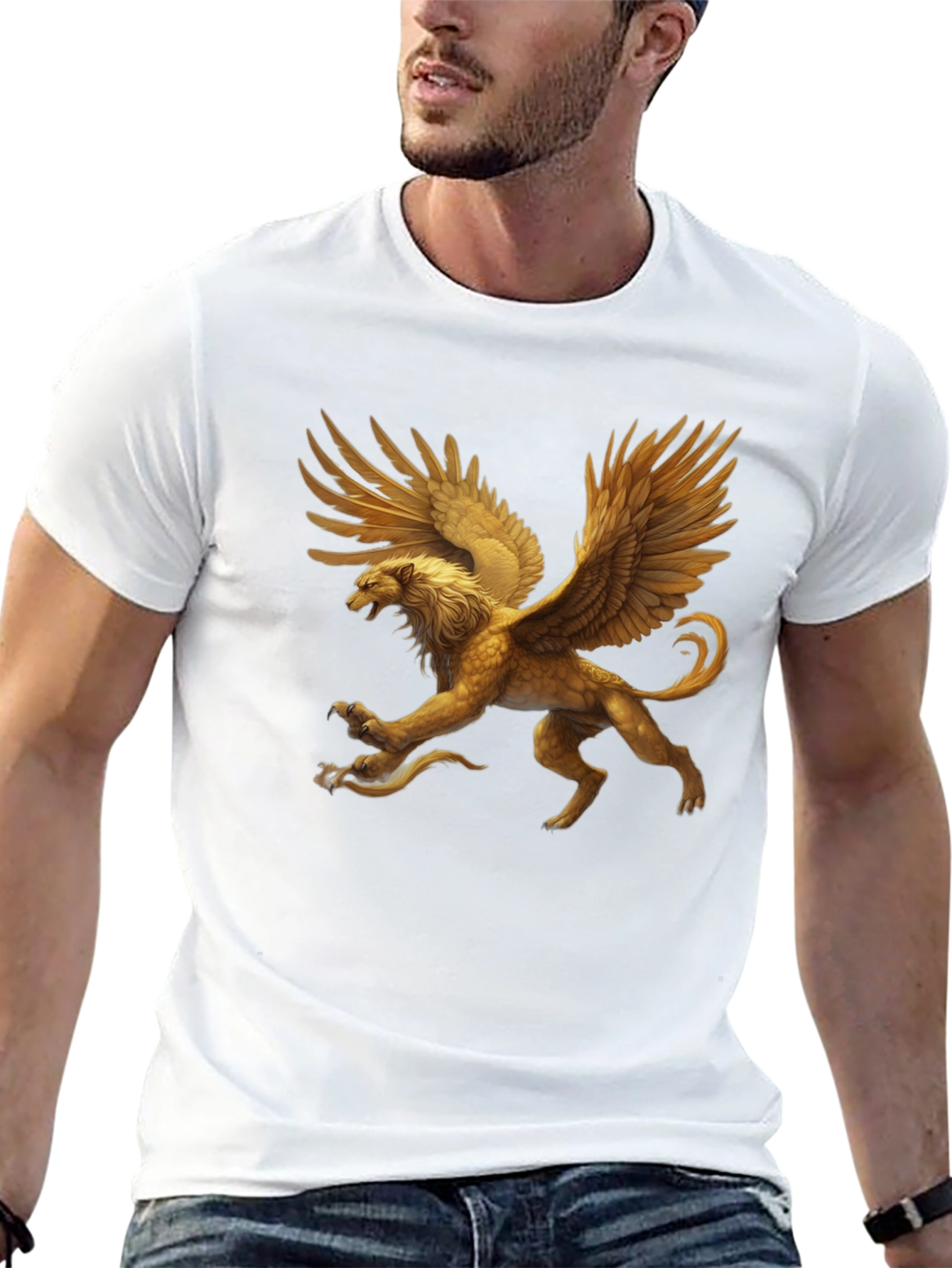 Griffin Graphic Tee - Black
