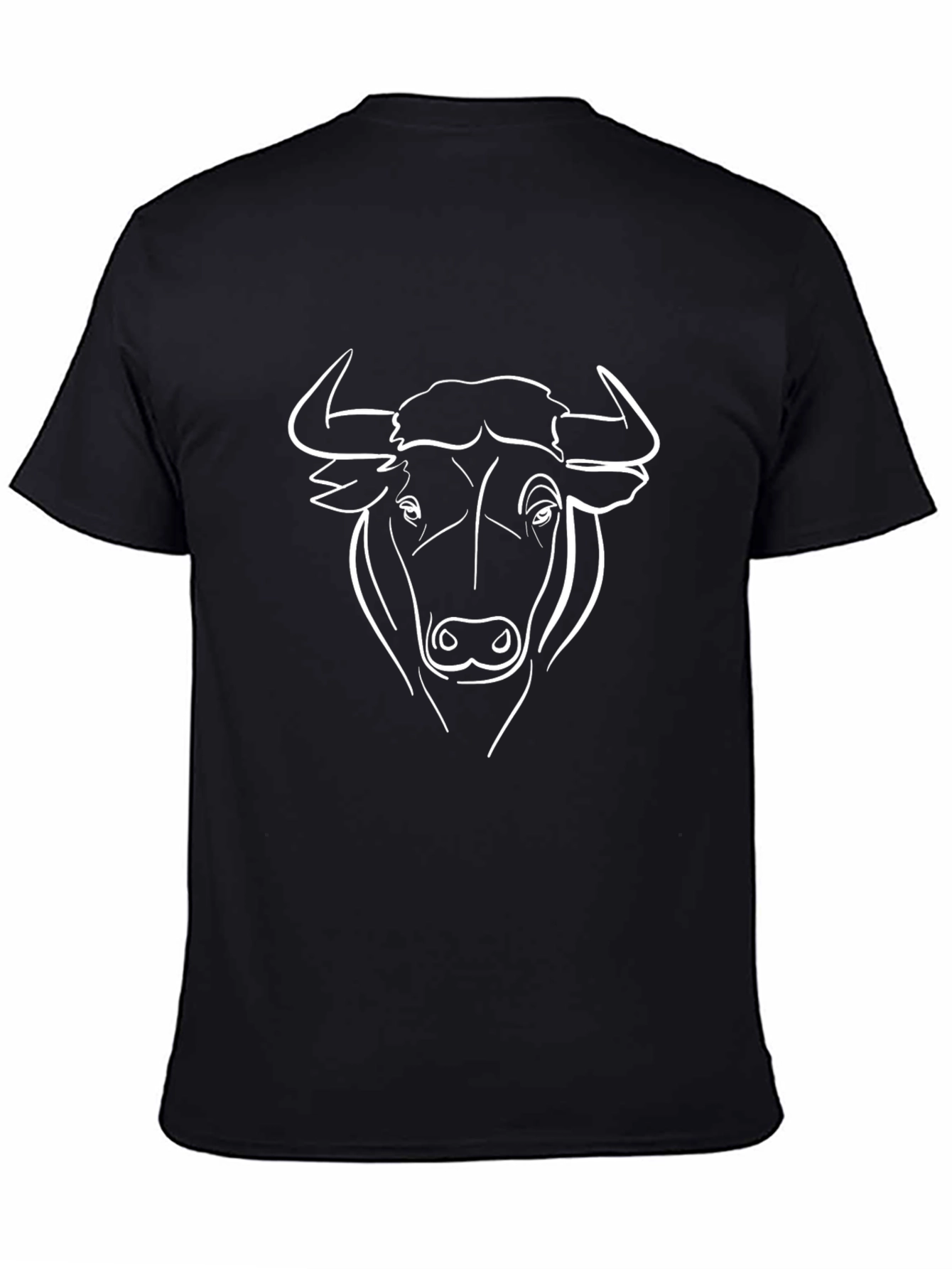 Bull Graphic Black T-Shirt