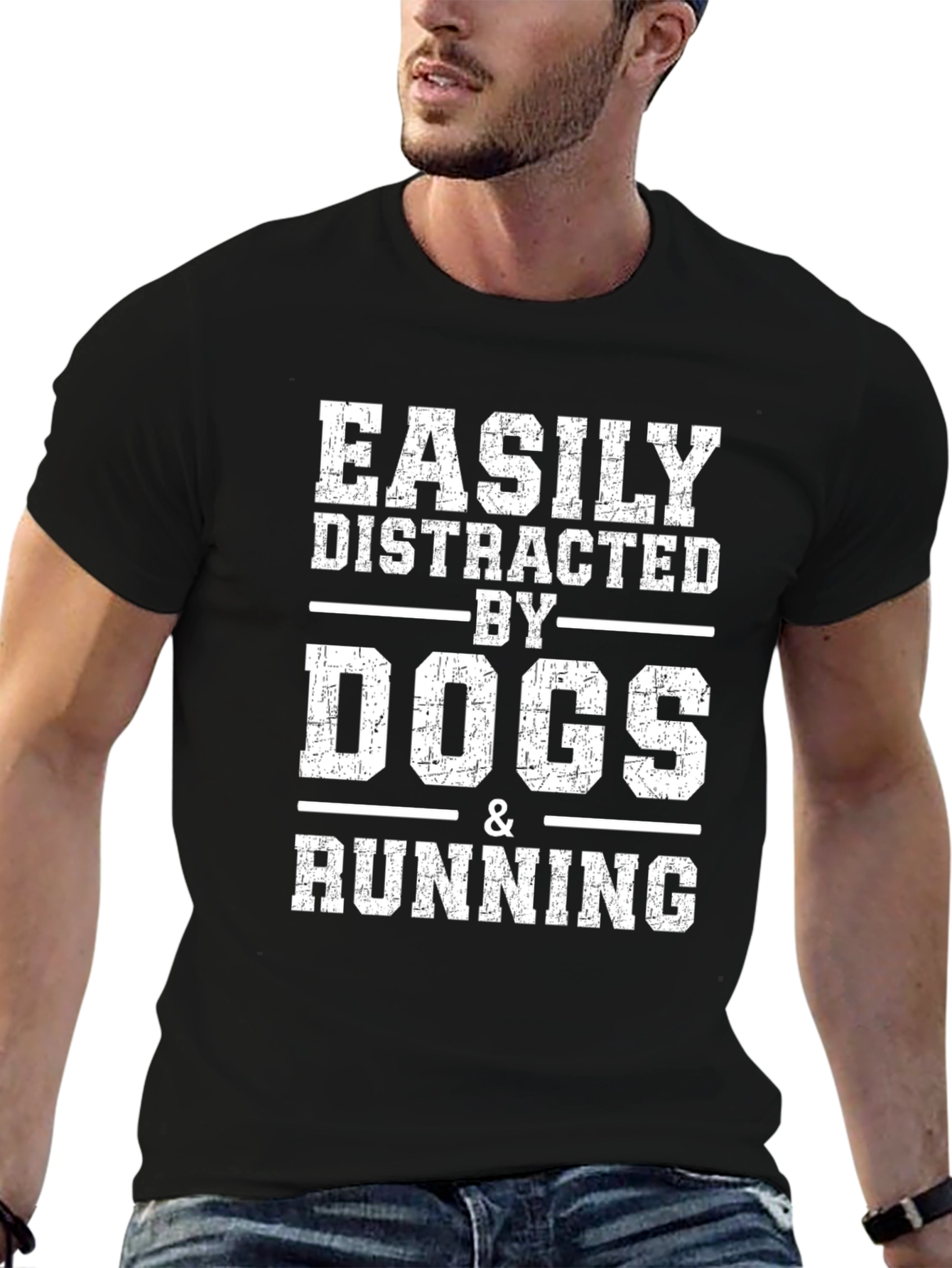 Easily Distracted By Dogs & Running T-Shirt