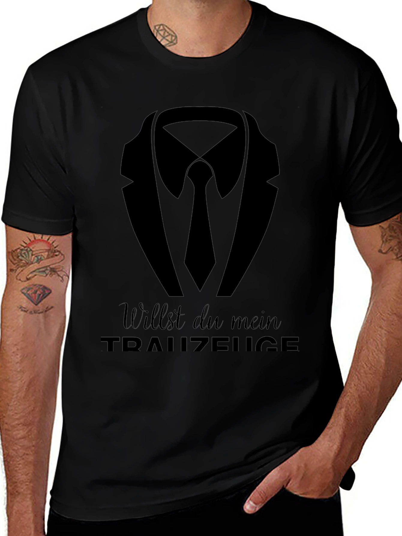 Groomsman Proposal T-Shirt - Willst du mein Trauzeuge