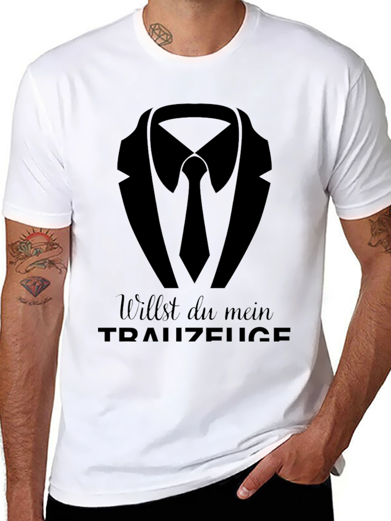 Groomsman Proposal T-Shirt - Willst du mein Trauzeuge