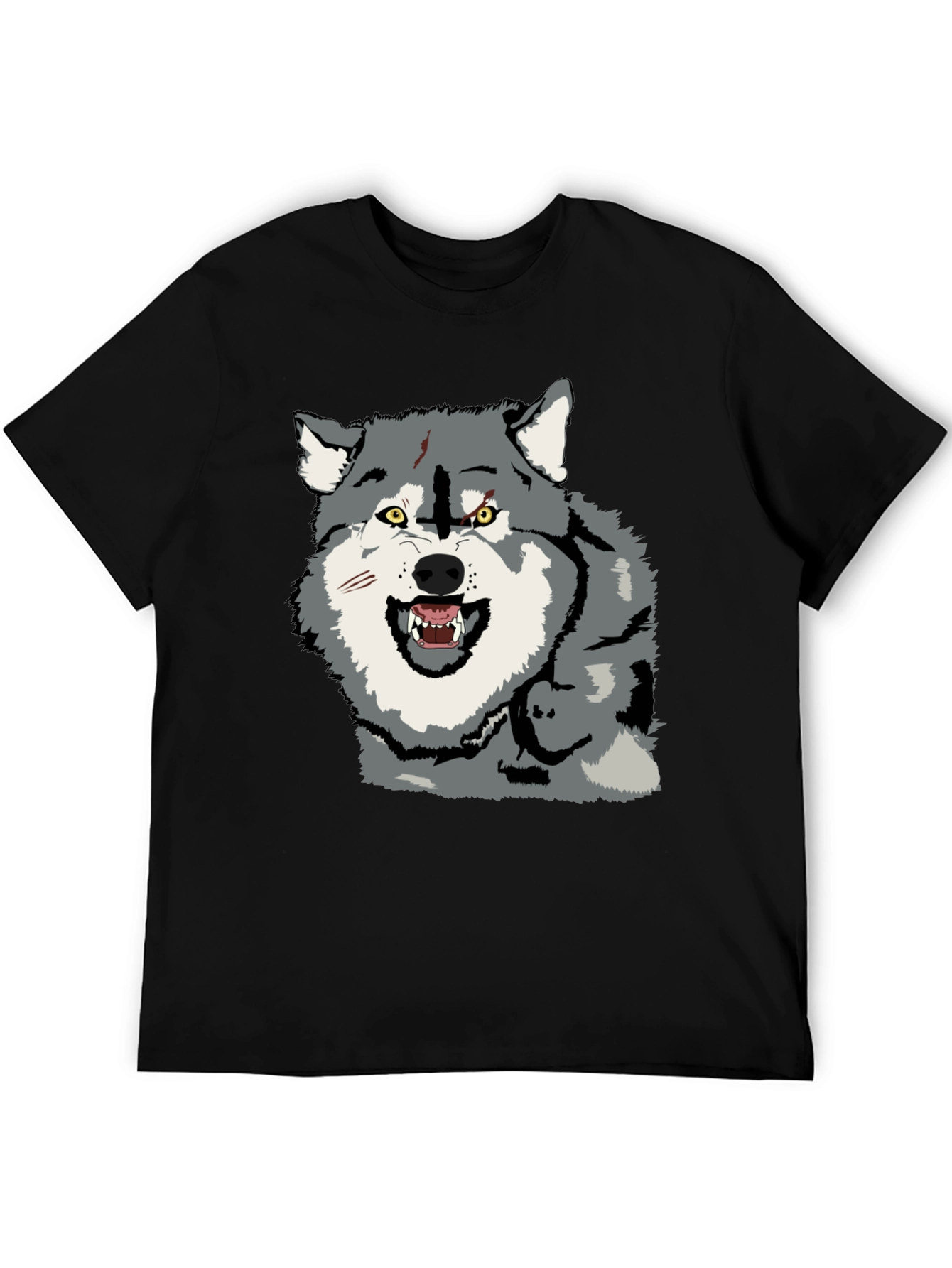 Wolf Graphic T-Shirt - Fierce Animal Design