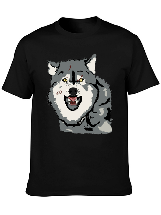 Wolf Graphic T-Shirt - Fierce Animal Design