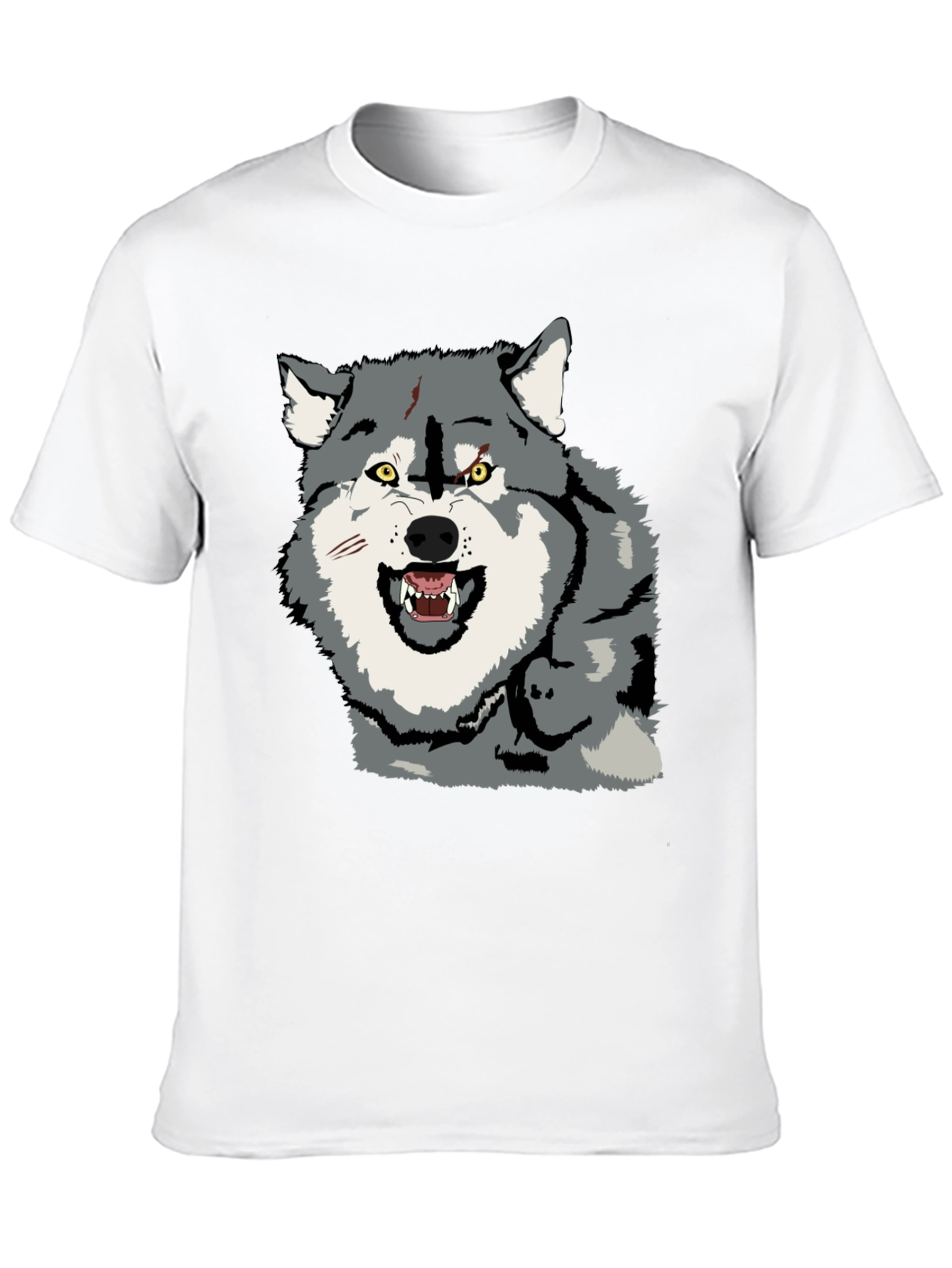 Wolf Graphic T-Shirt - Fierce Animal Design